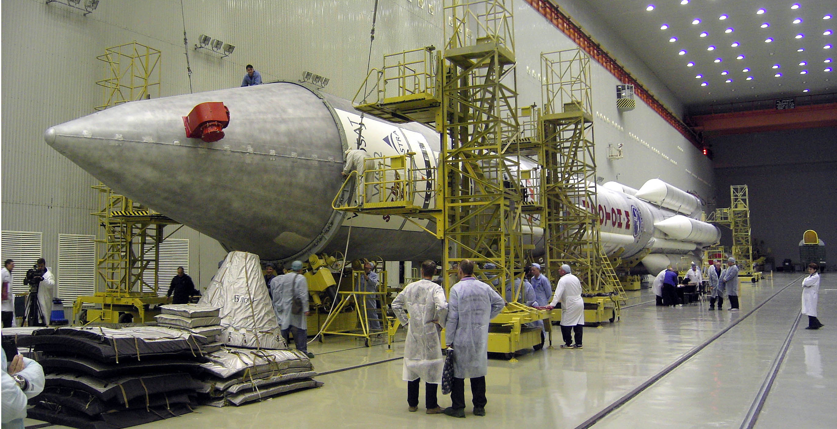 Proton-M Being Readied for Rollout, January 2005