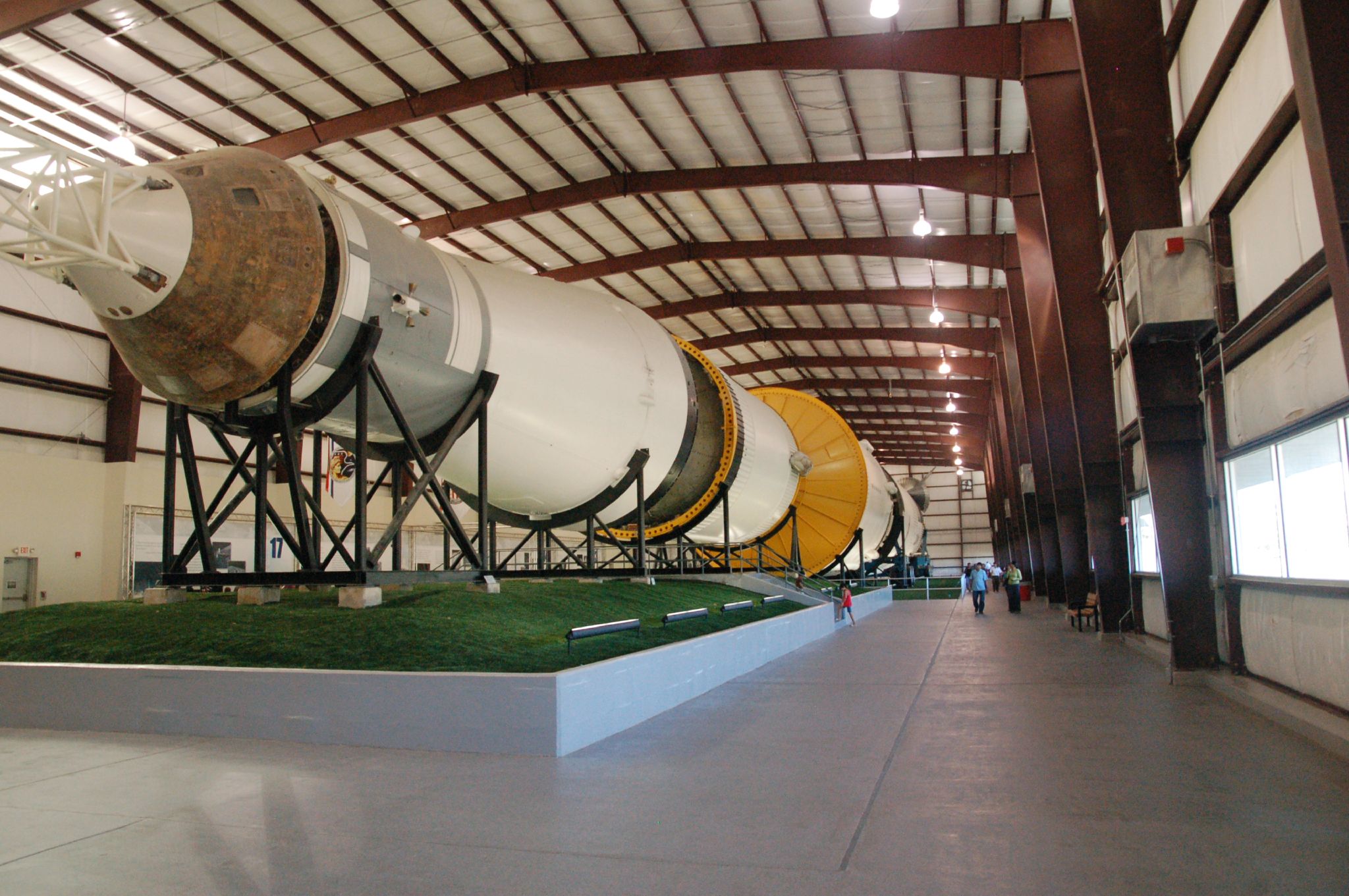 Saturn V Johnson Space Center display
