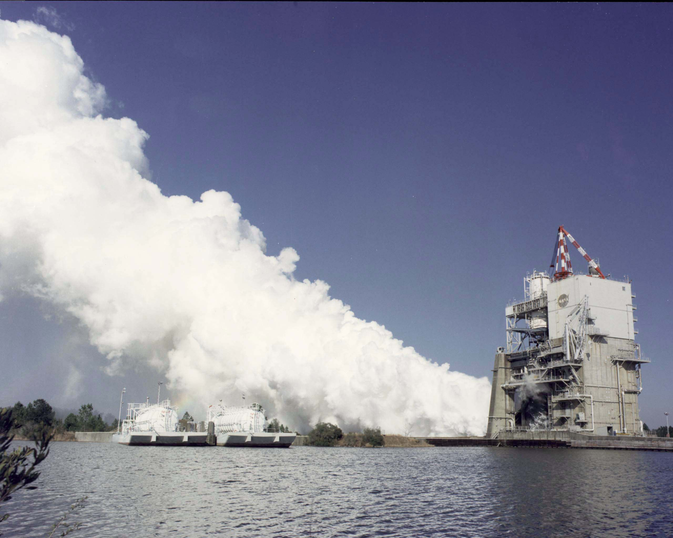 Space Shuttle Main Engine Test Firing - GPN-2000-000544