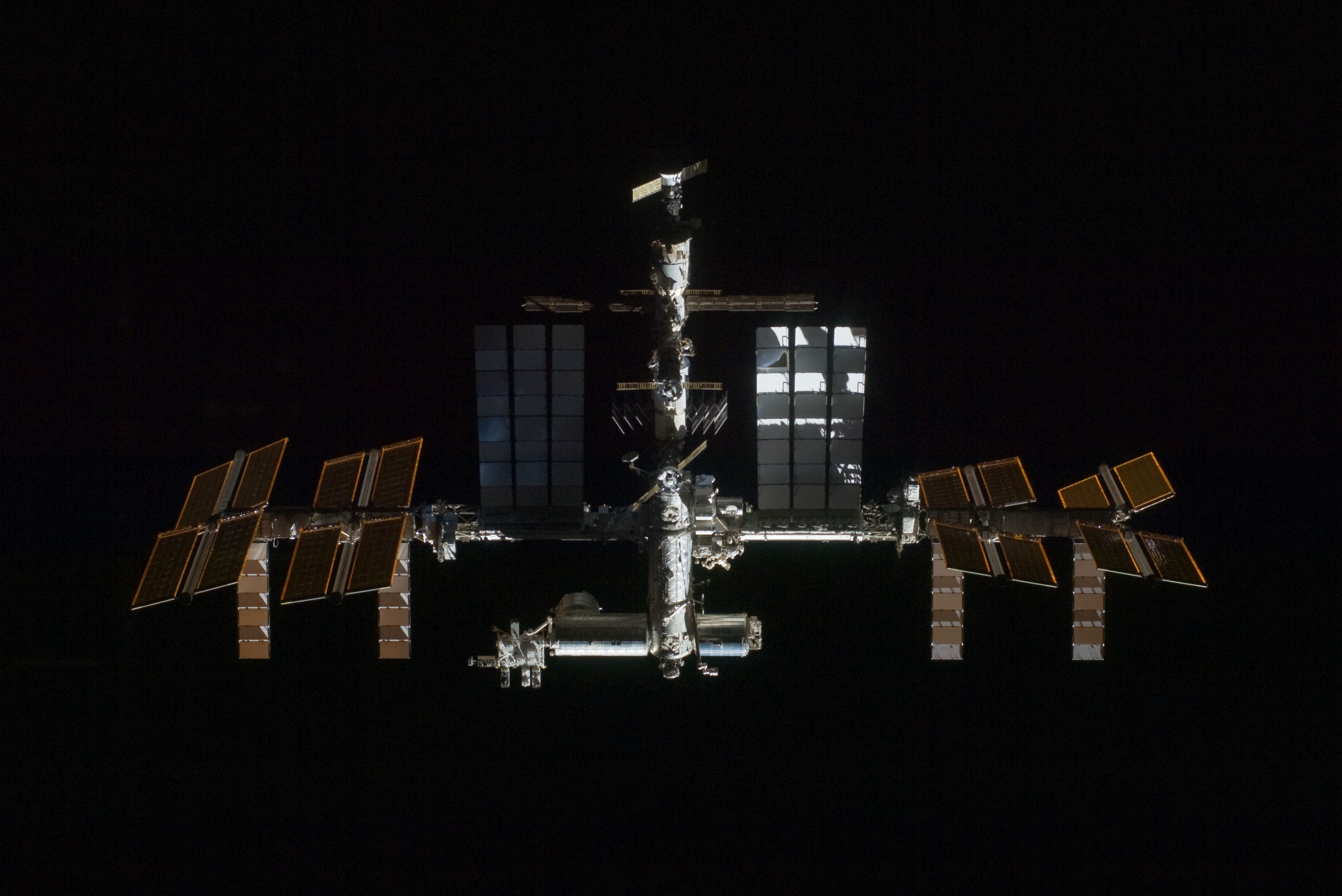 STS-130 Endeavour approaches ISS 1