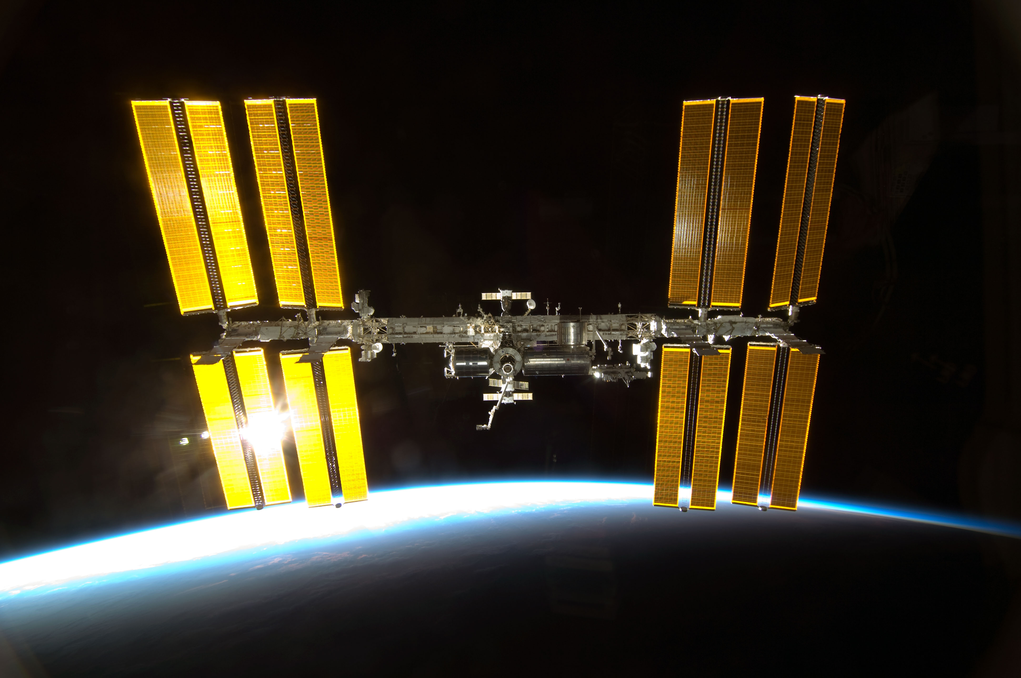STS-130 Endeavour approaches ISS 3