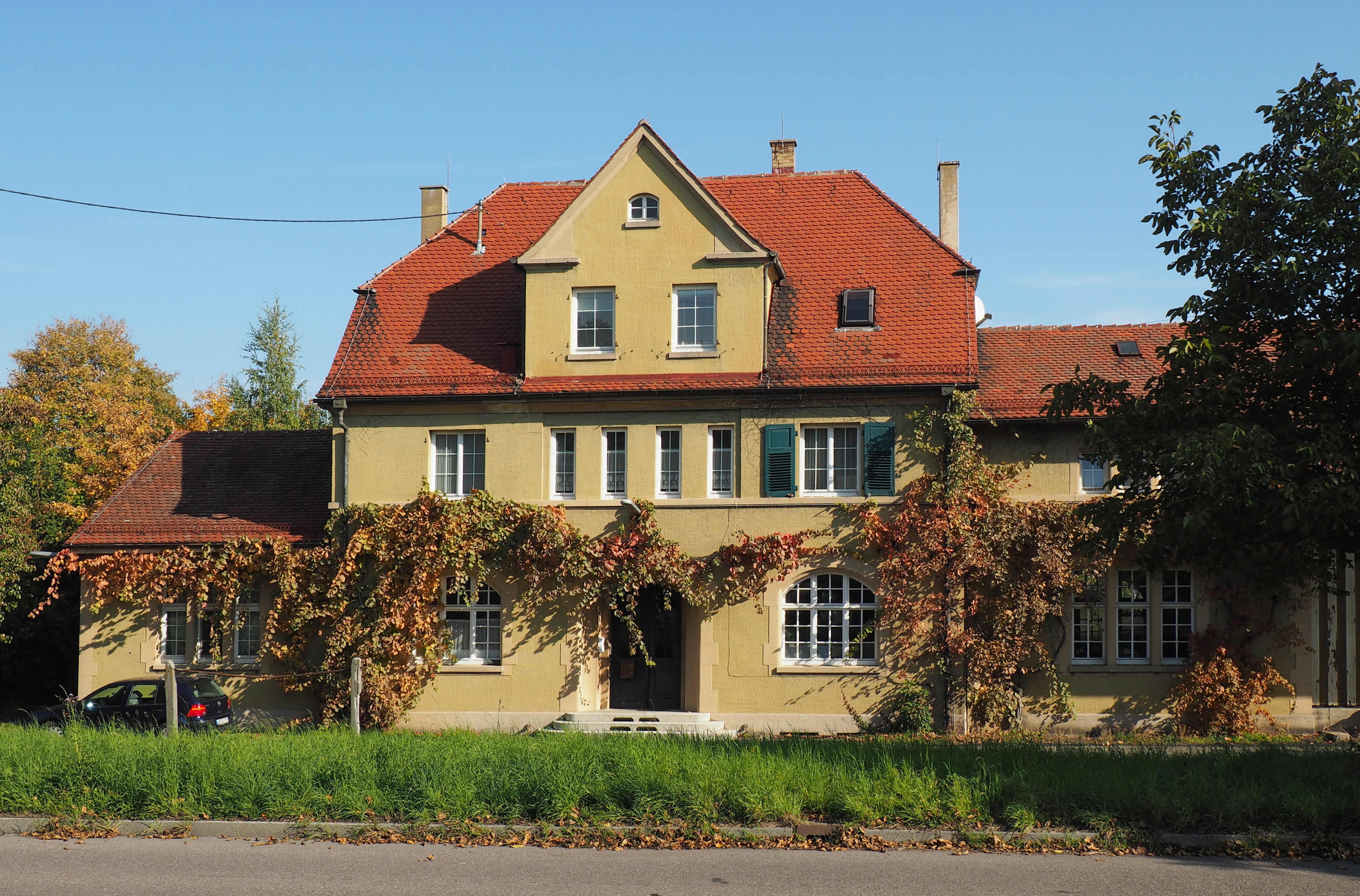 Bahnhof Markgröningen Südseite 2015