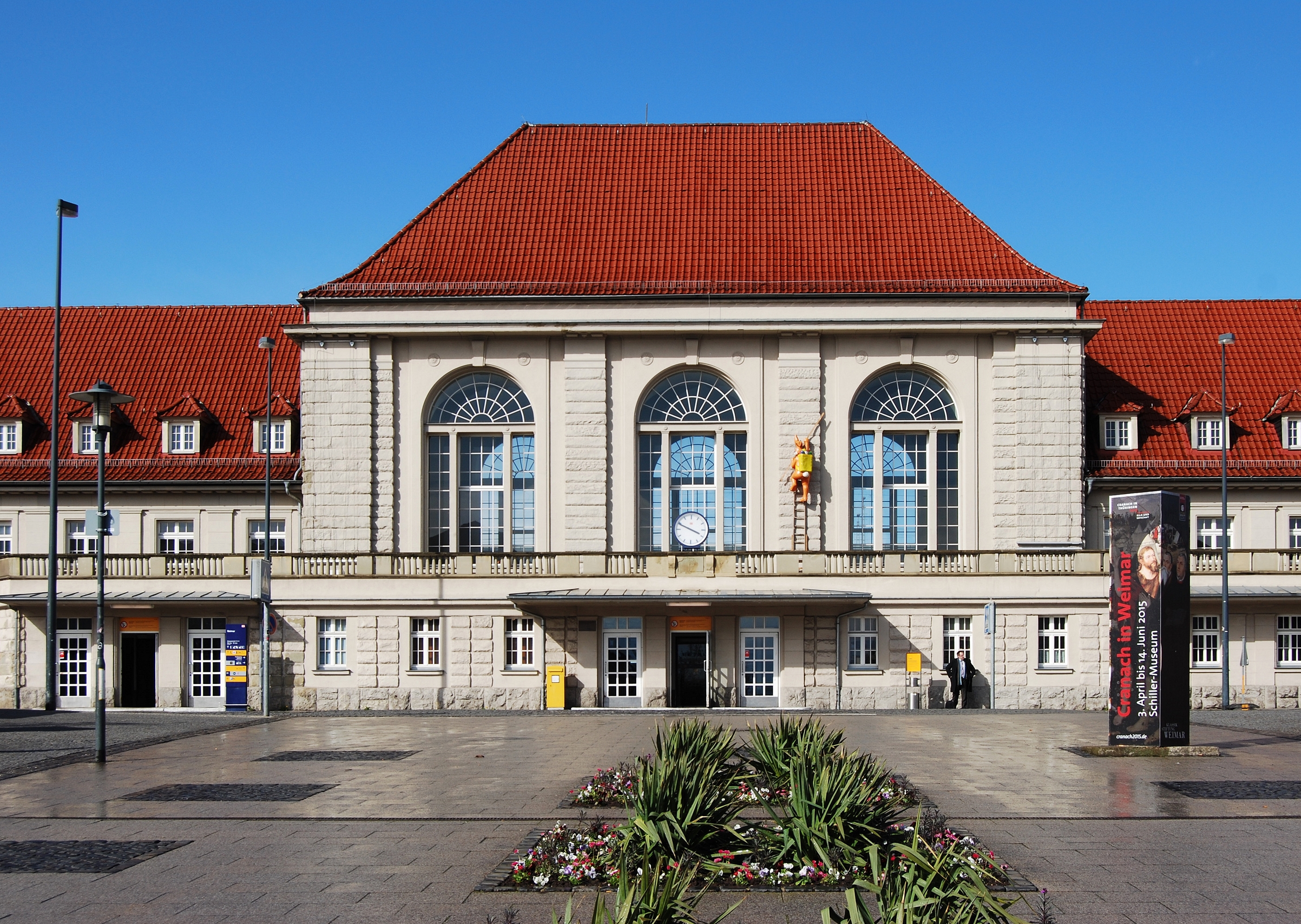 Bahnhof Weimar März 2015