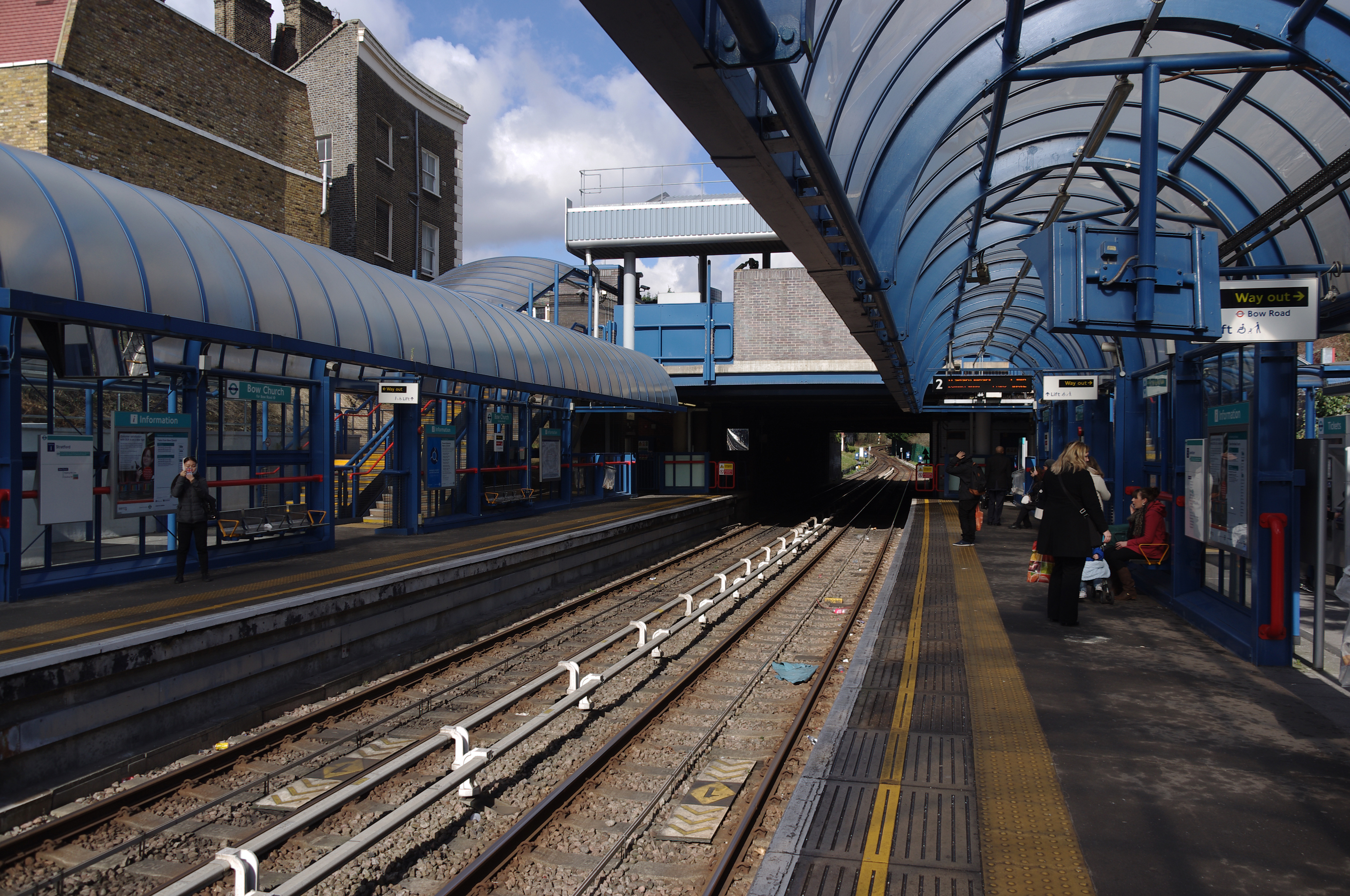 Bow Church DLR station MMB 03