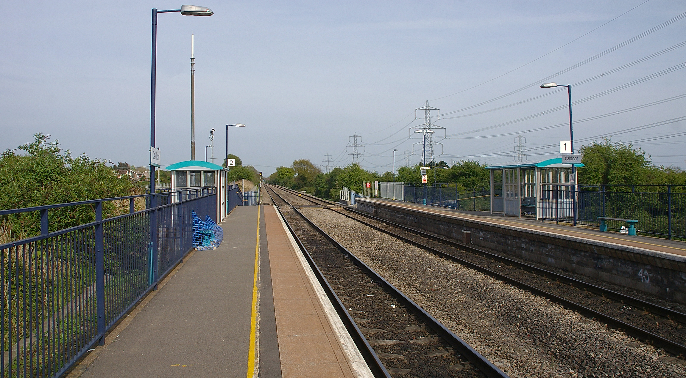 Caldicot railway station MMB 04