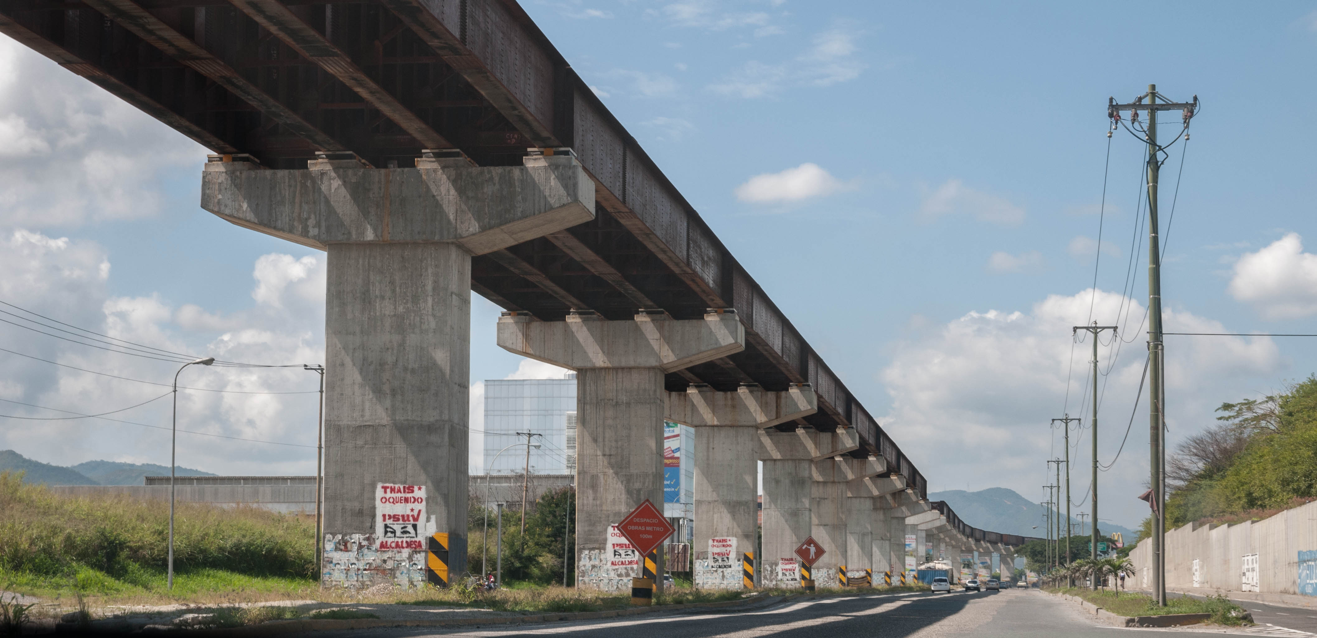 Caracas-Guarenas train underconstruction