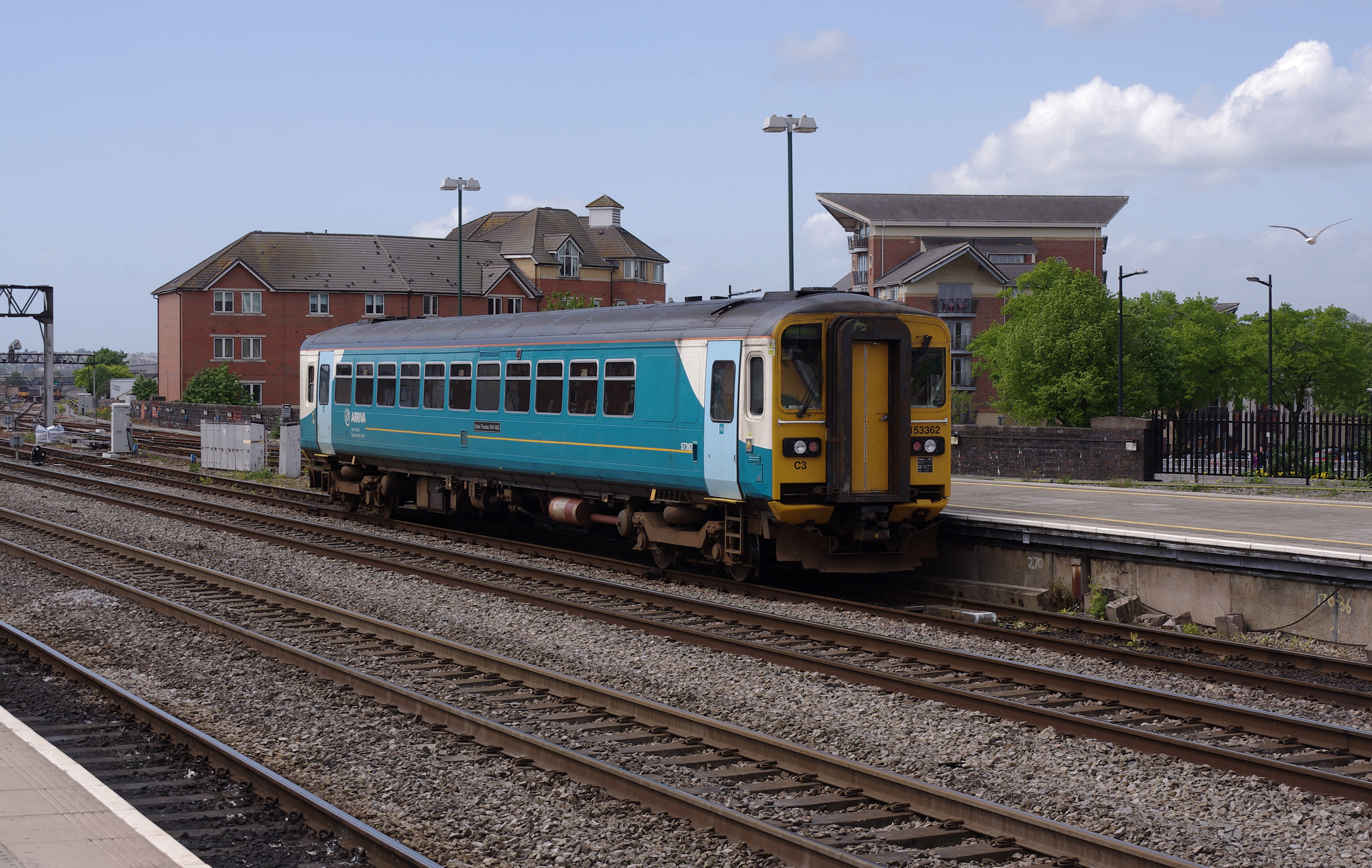Cardiff Central railway station MMB 34 153362