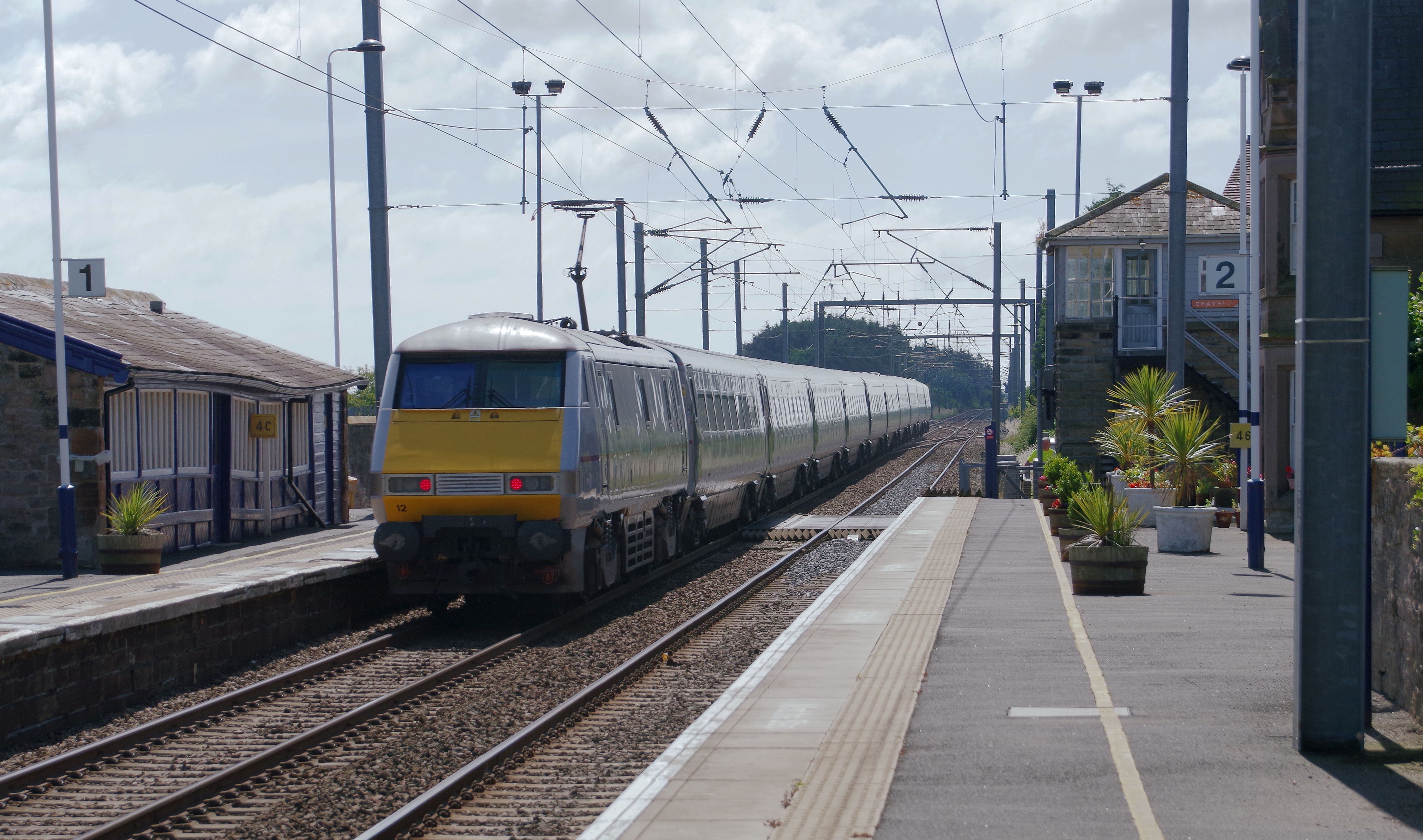 Chathill railway station MMB 06 91112
