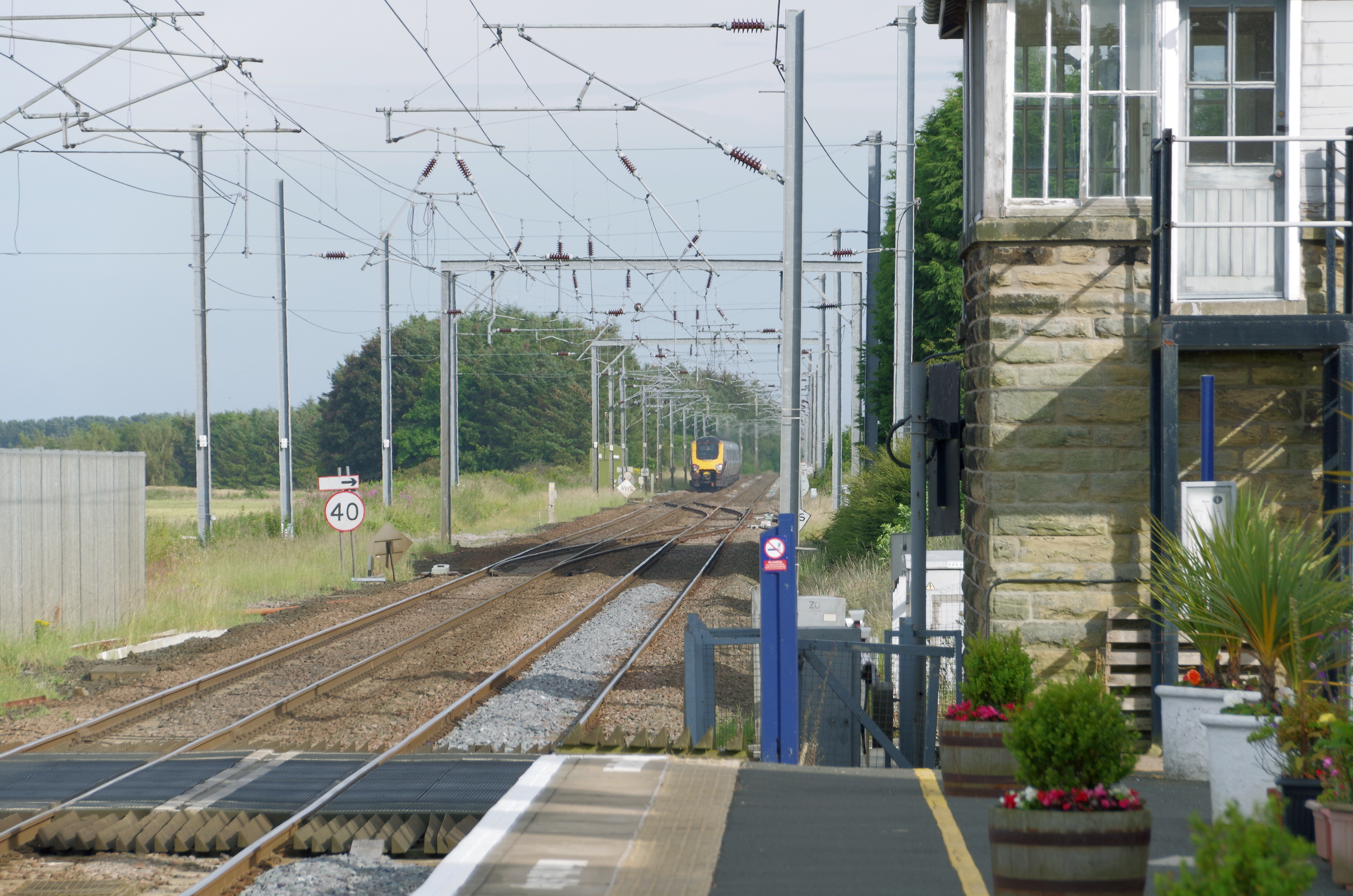 Chathill railway station MMB 14 221XXX