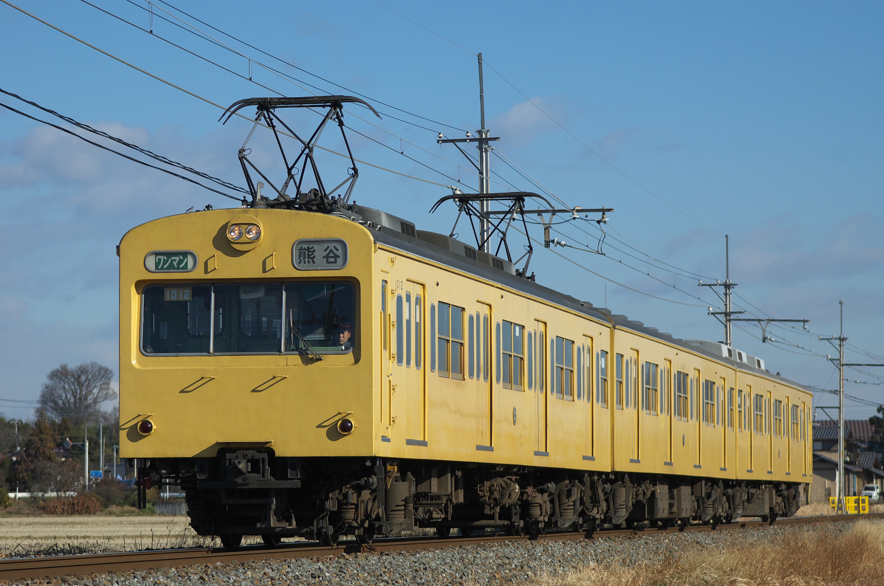 Chichibu Railway 1000 yellow