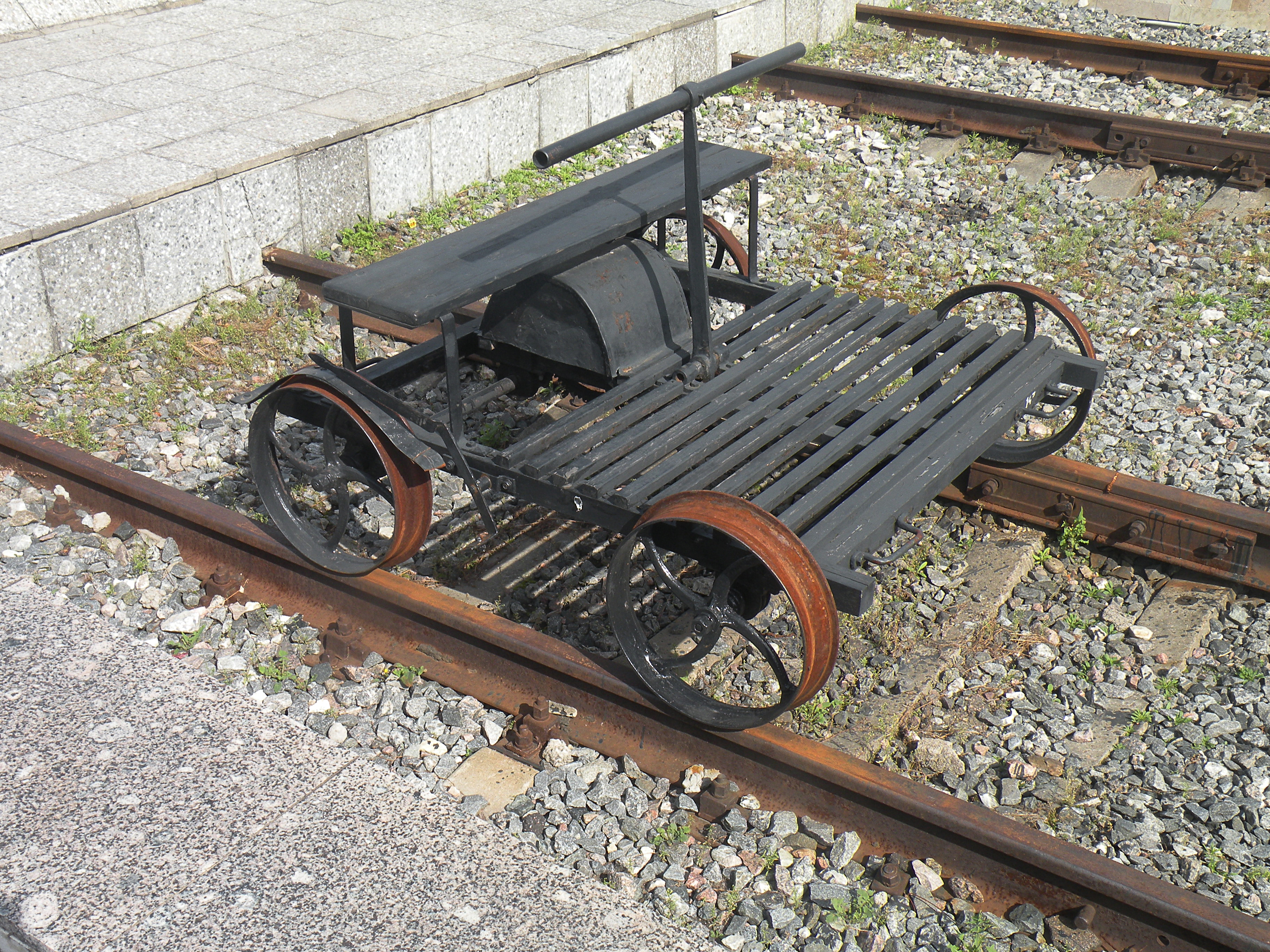 Draisine of Oktyabrskaya Railway