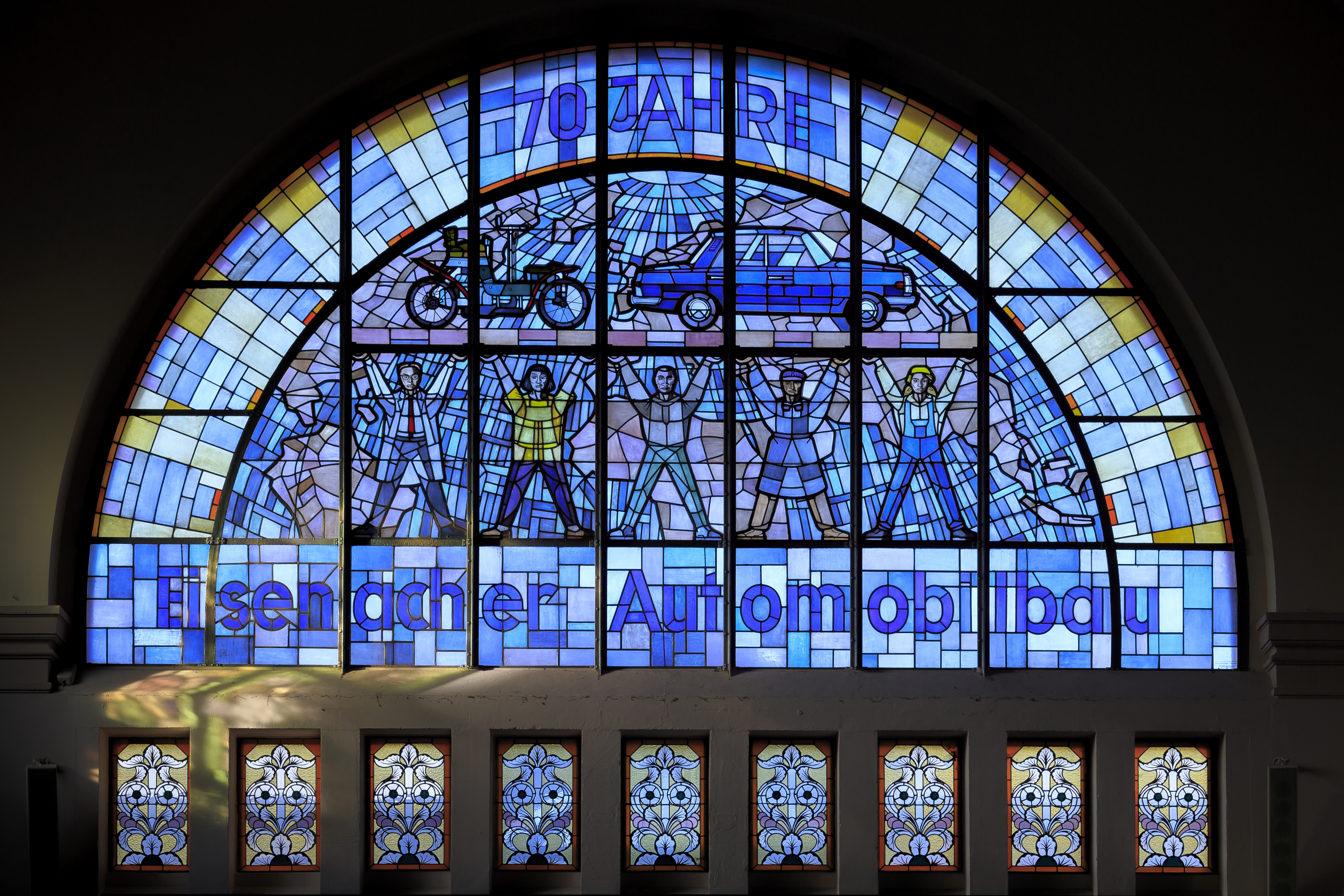Eisenach Germany Stained-glass-windows-in-Railway-station-01