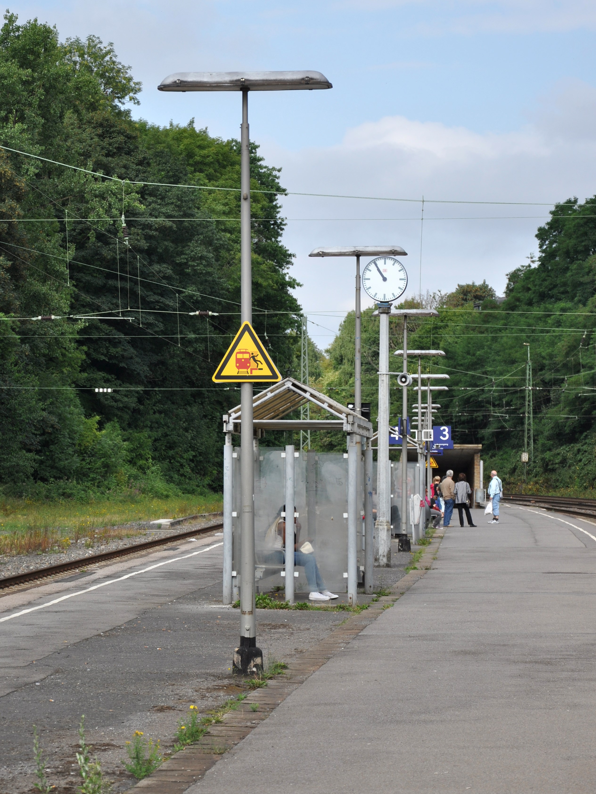 Eschweiler Hauptbahnhof Bahnsteig