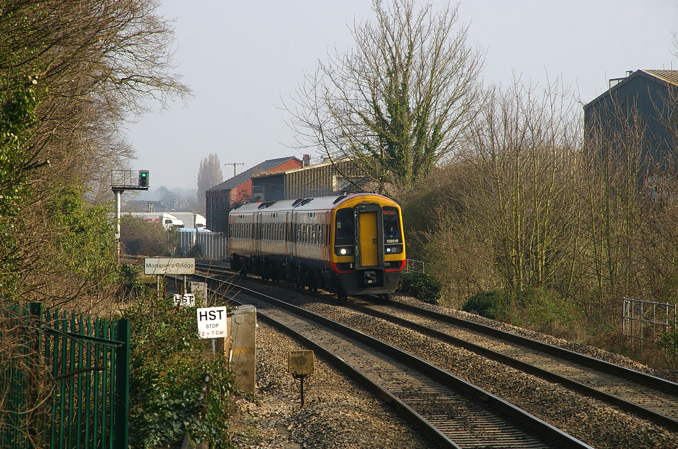 Keynsham railway station MMB 02 159018