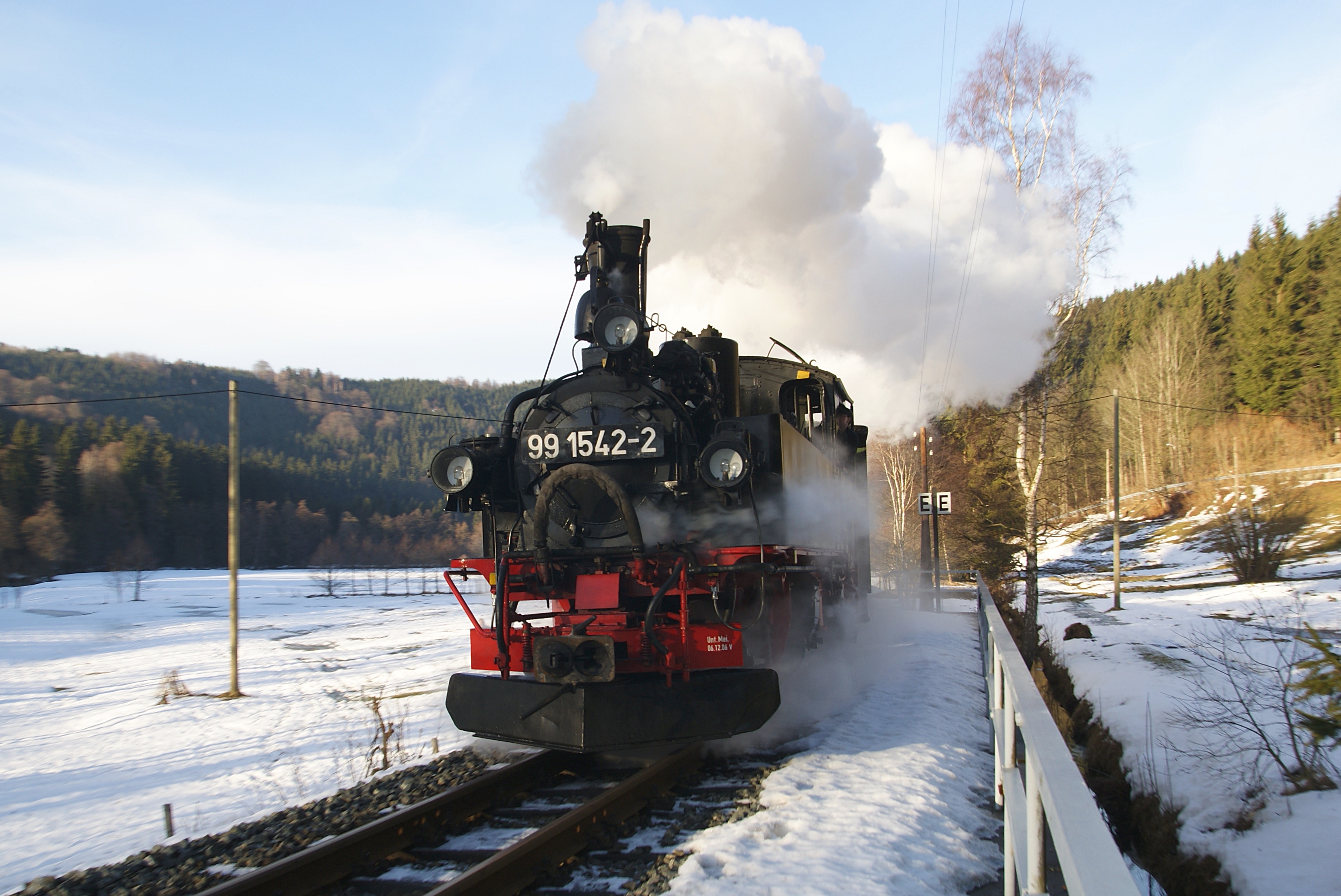 Liesel 29-12-2012 99 1542 Bahnhof Schmalzgrube