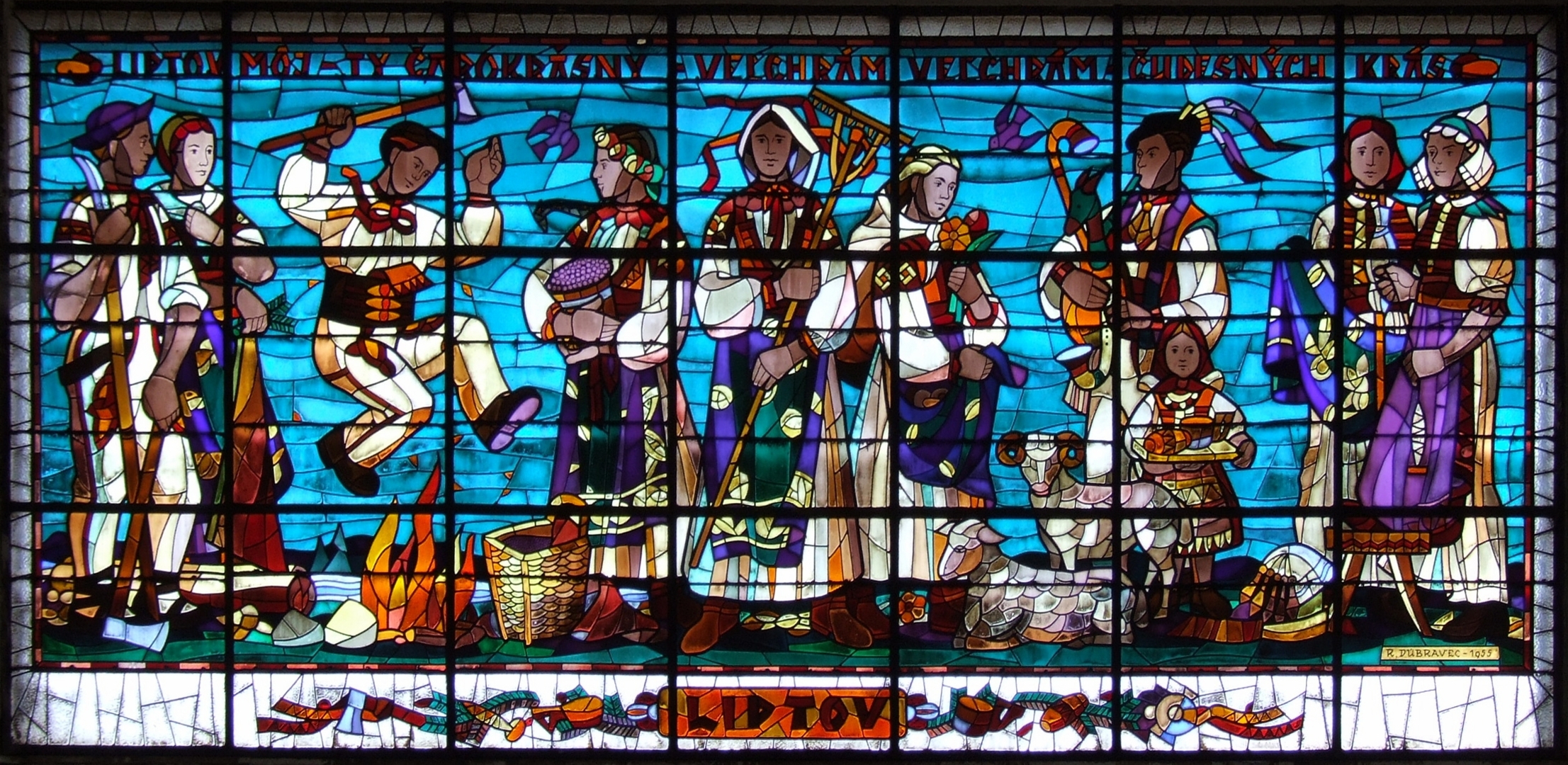 Liptov - Stained glass in Zylina