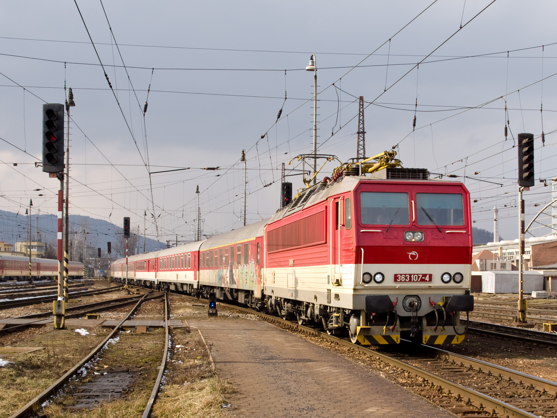 Lokomotiva 363.107, Žilina