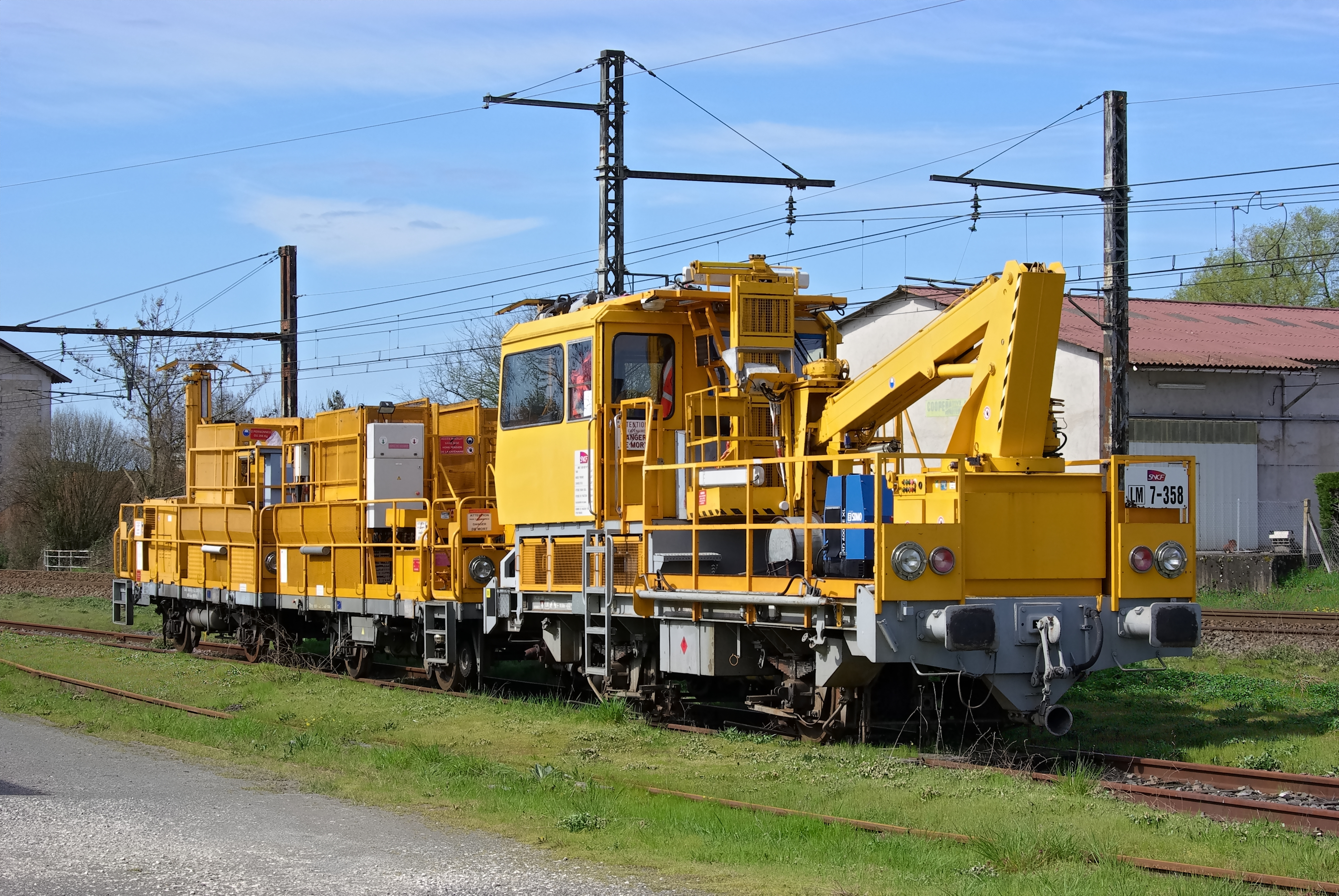 Montmoreau gare 16 Train travaux 2013