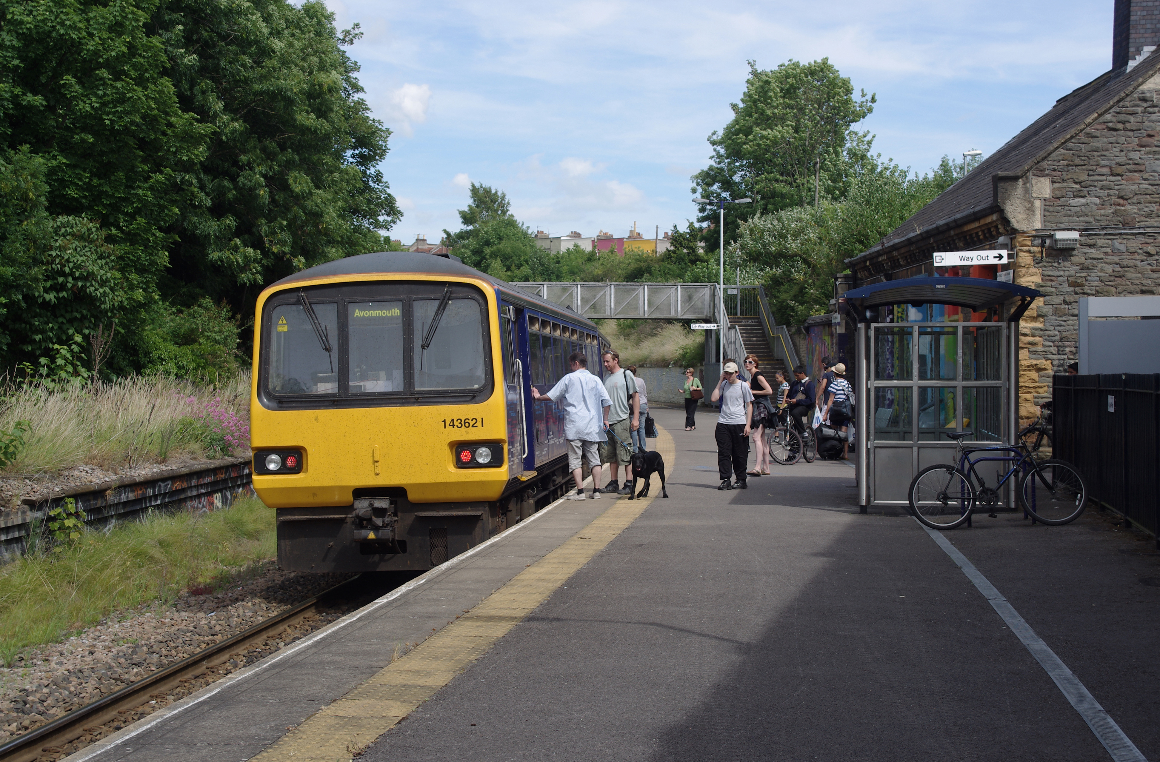 Montpelier railway station MMB 14 143621