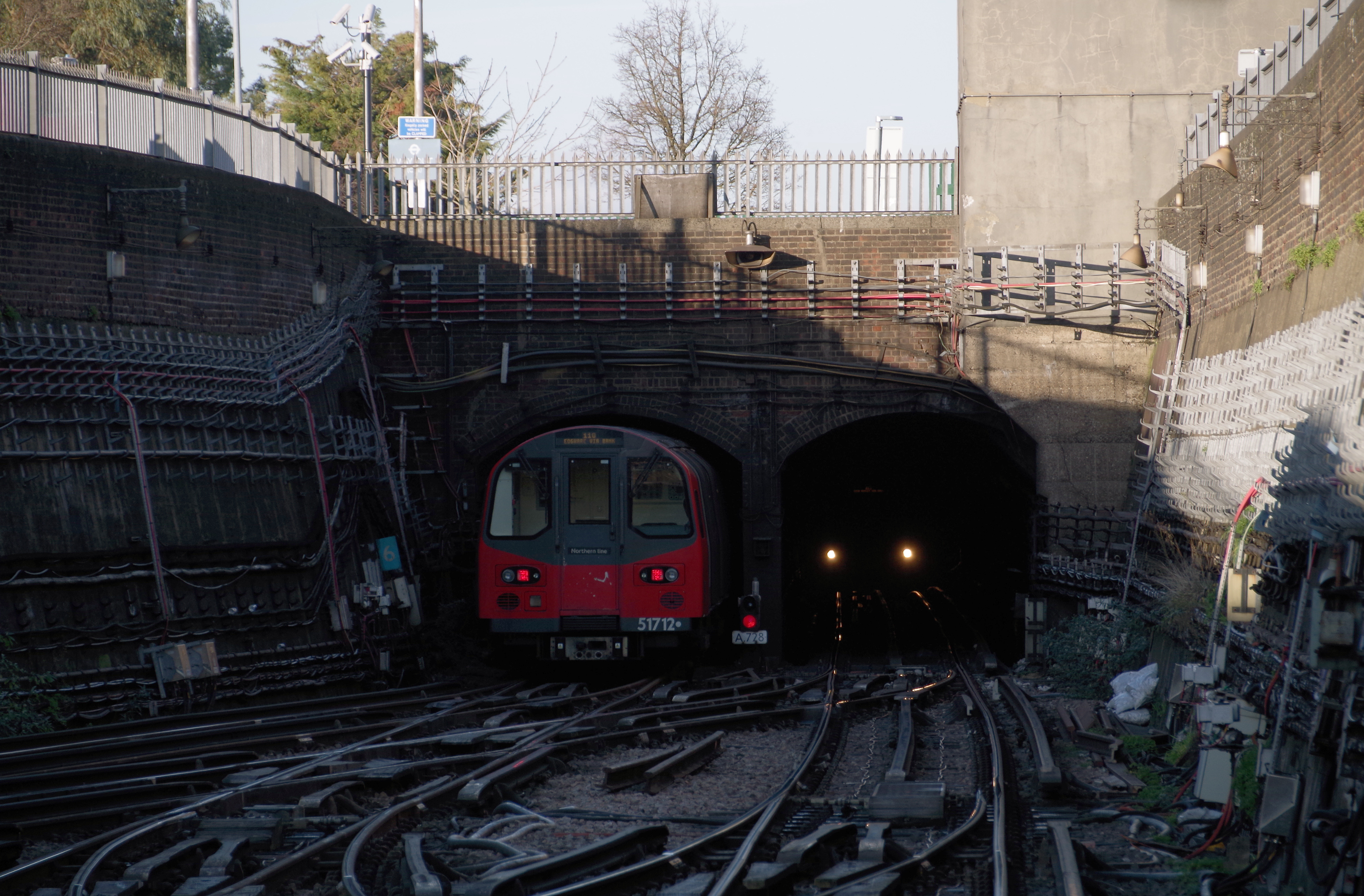 Morden tube station MMB 03 1996 Stock