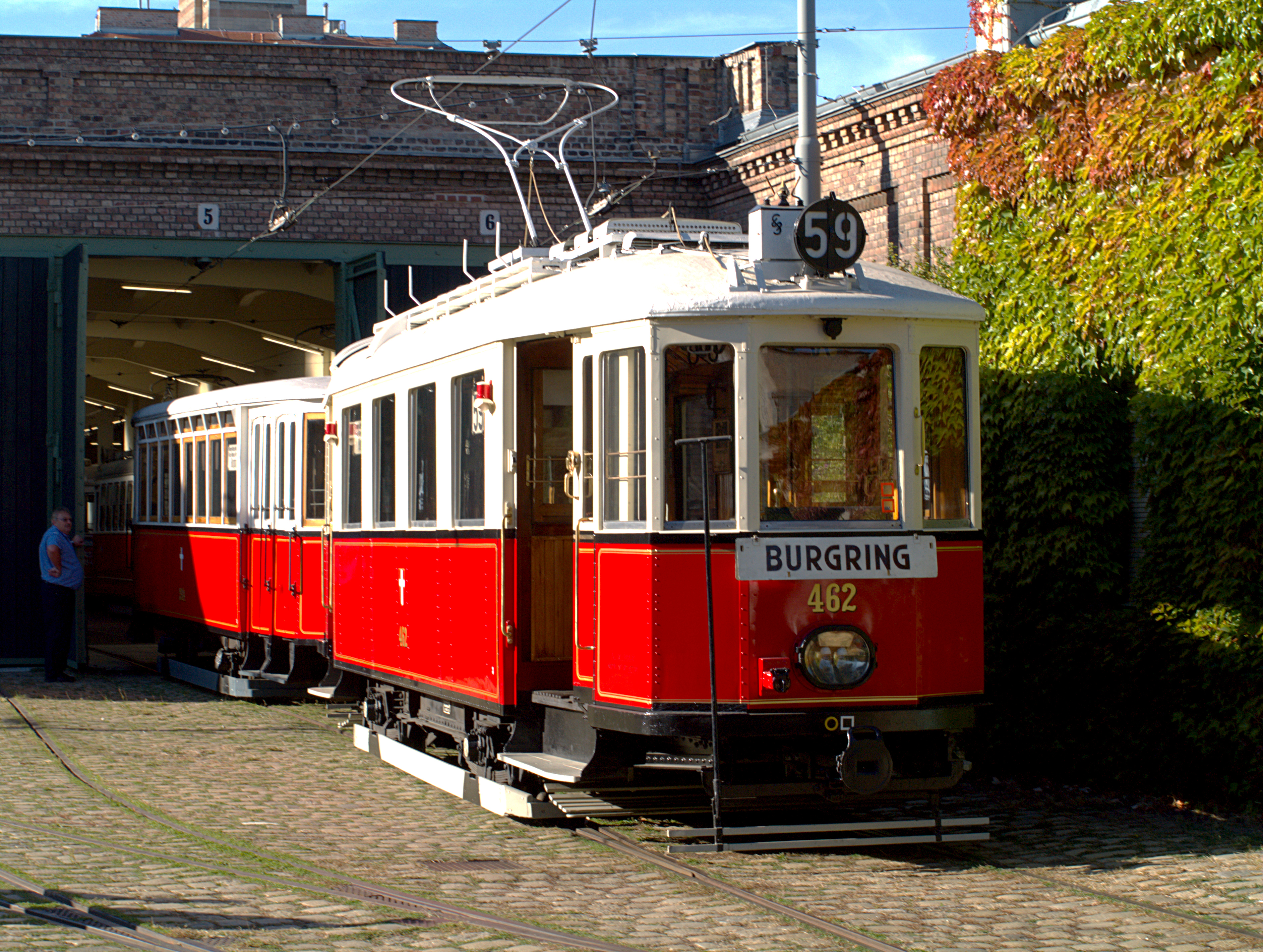 Museumstram Wien P2 462 mit k5 1501