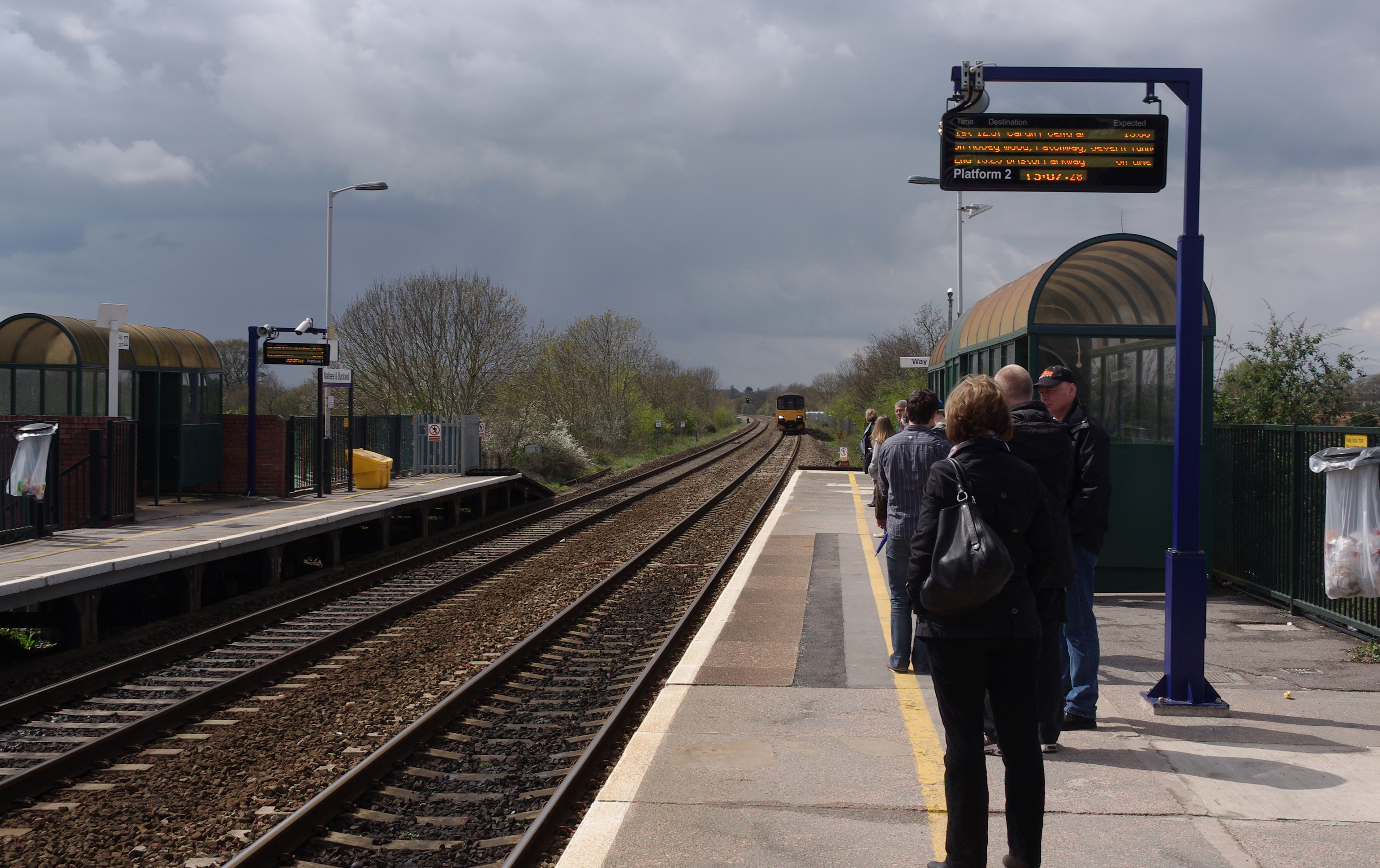 Nailsea and Backwell railway station MMB 95 150121
