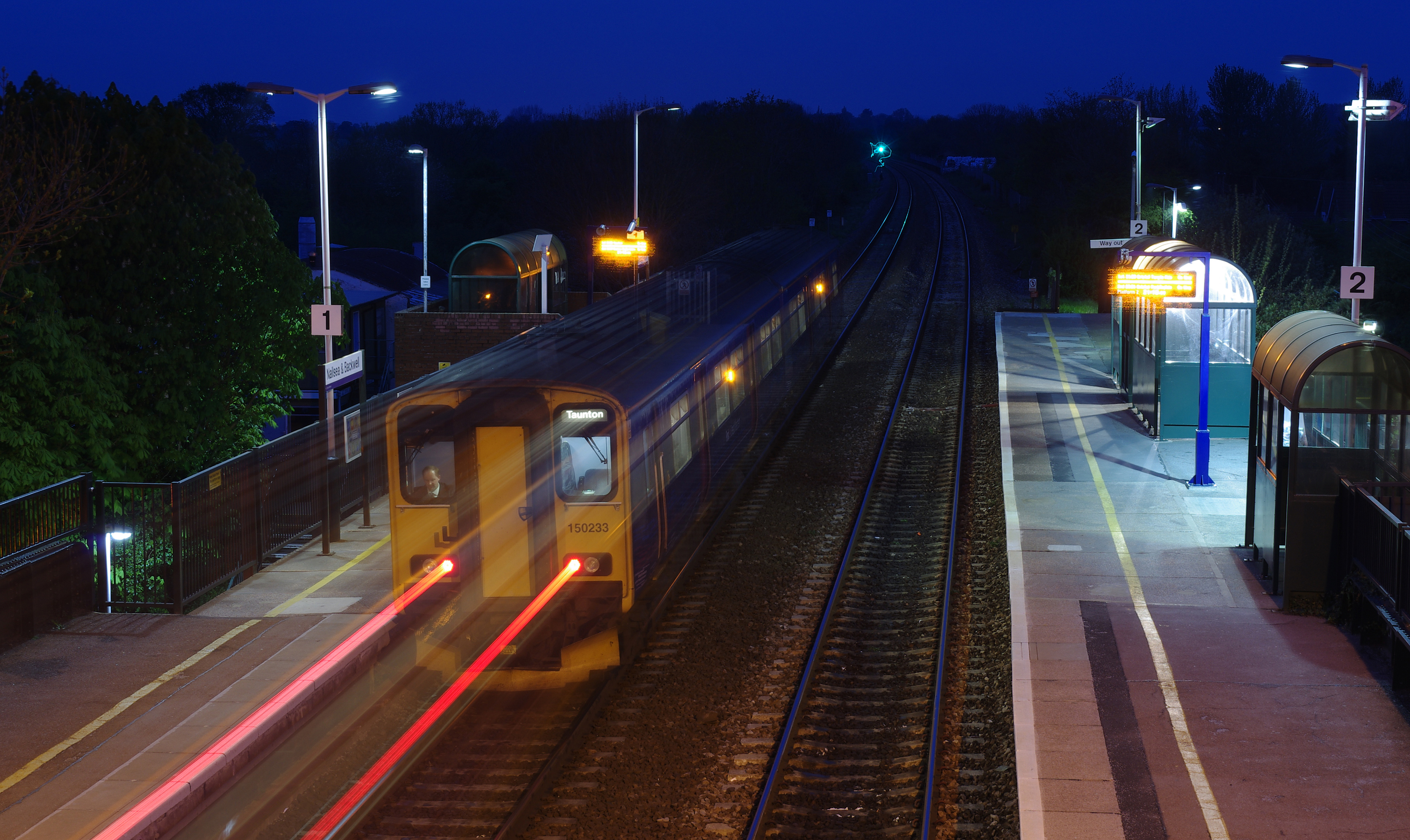 Nailsea and Backwell railway station MMB B0 150233