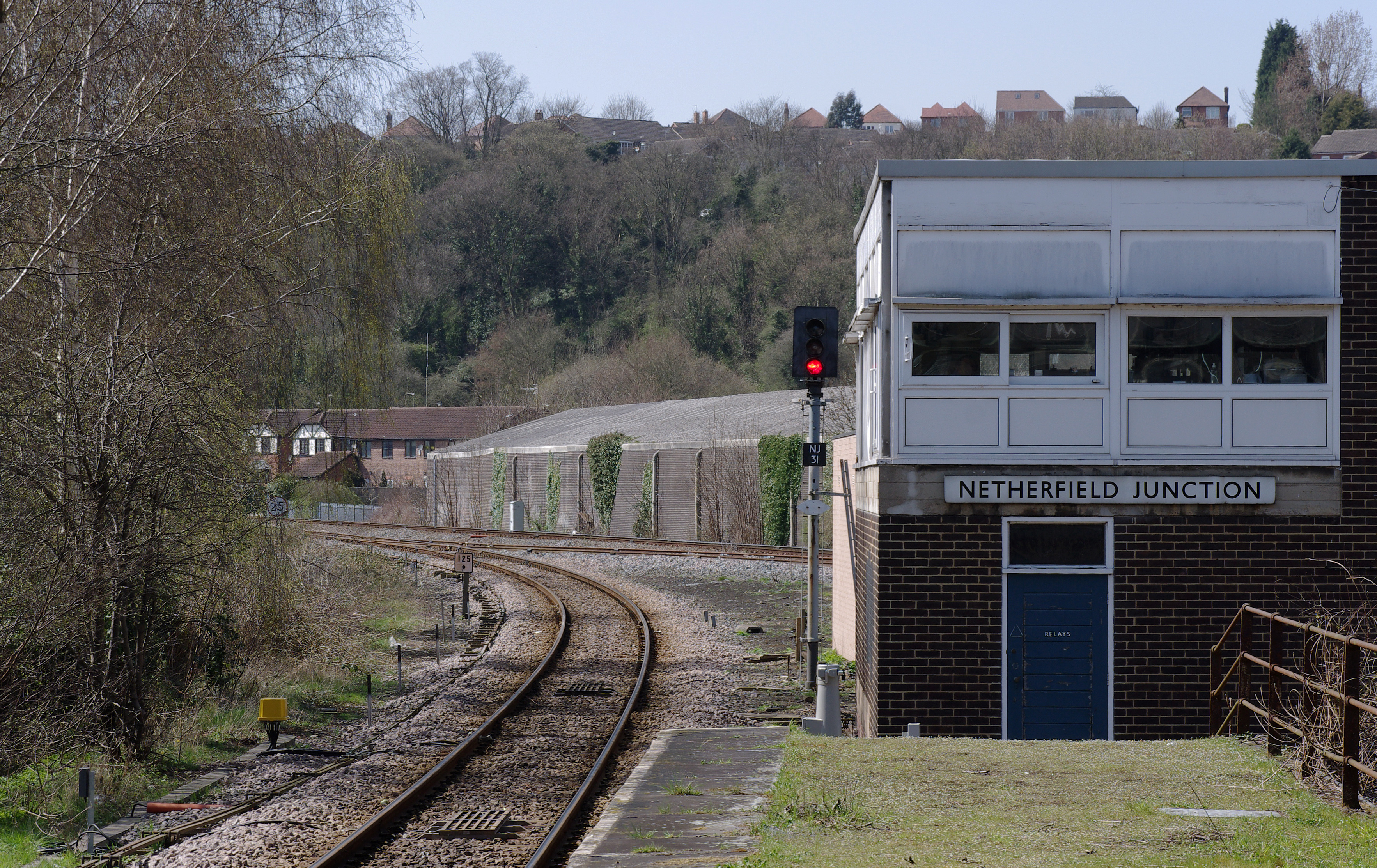 Netherfield railway station MMB 13