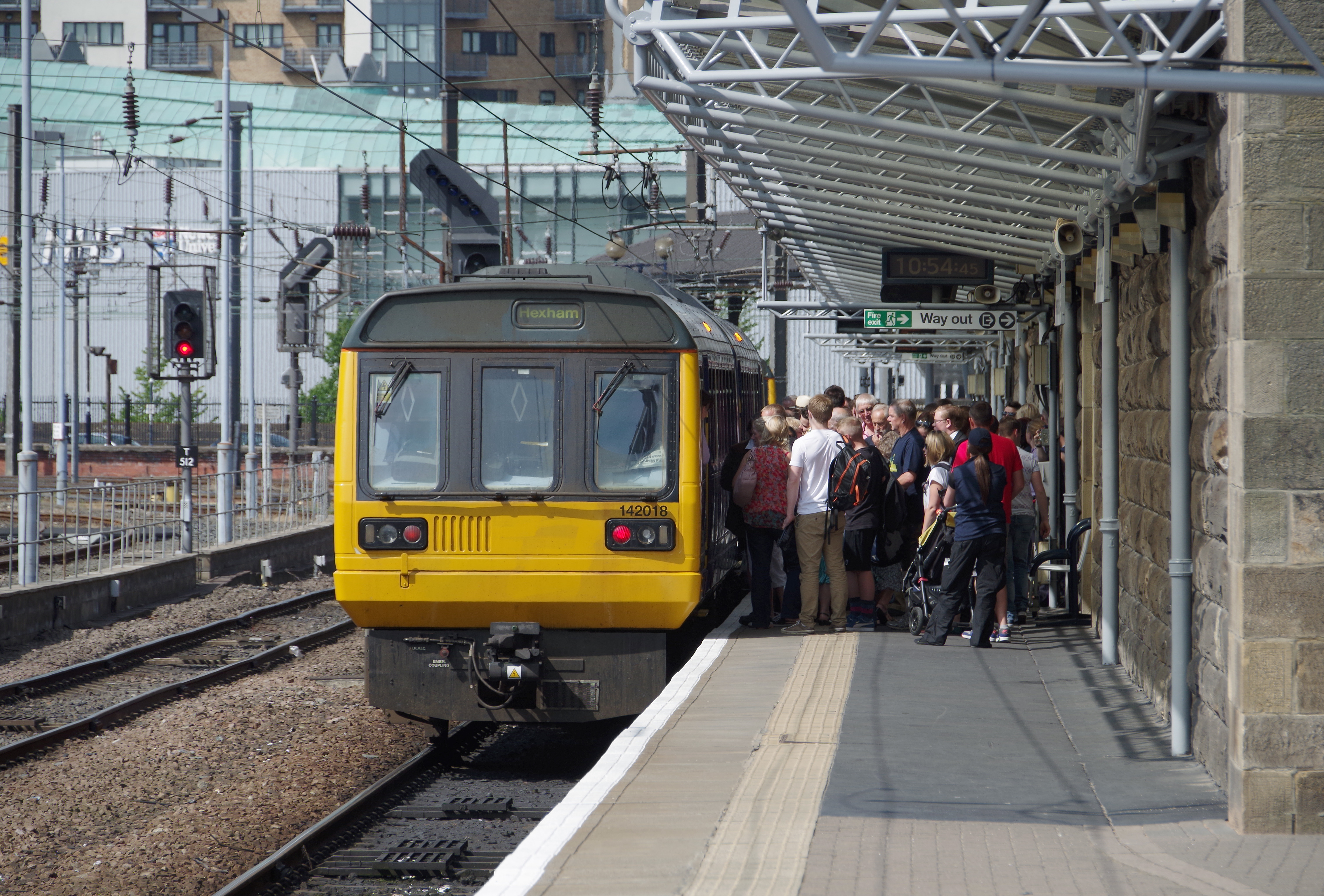 Newcastle railway station MMB 07 142018