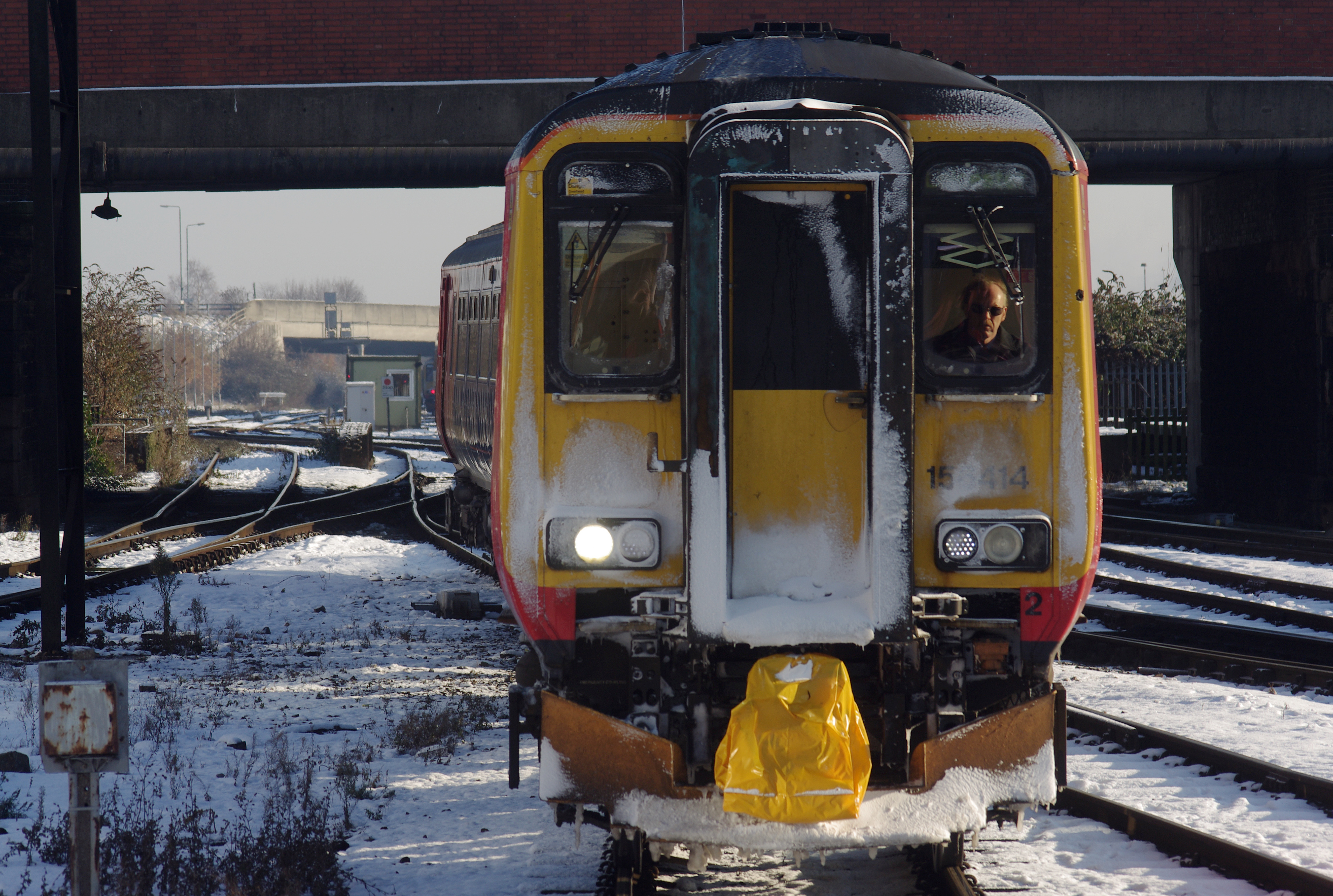 Nottingham railway station MMB 54 156414