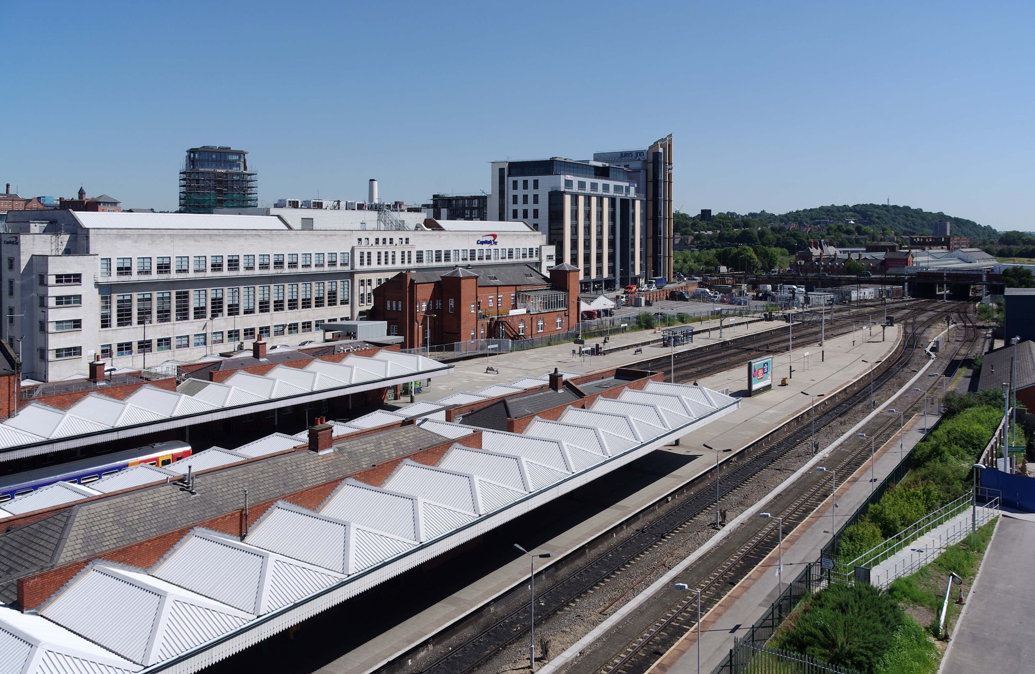 Nottingham railway station MMB 88