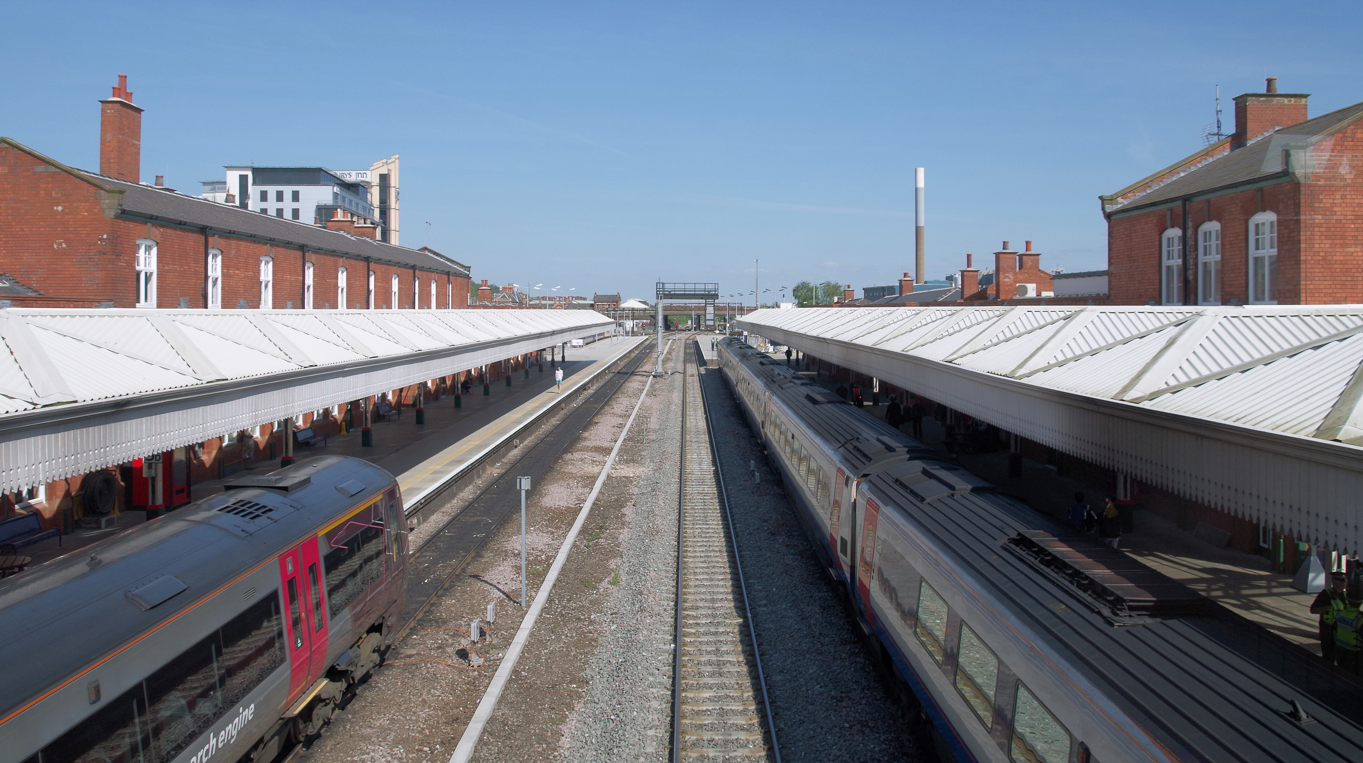 Nottingham railway station MMB B6 170XXX 222XXX