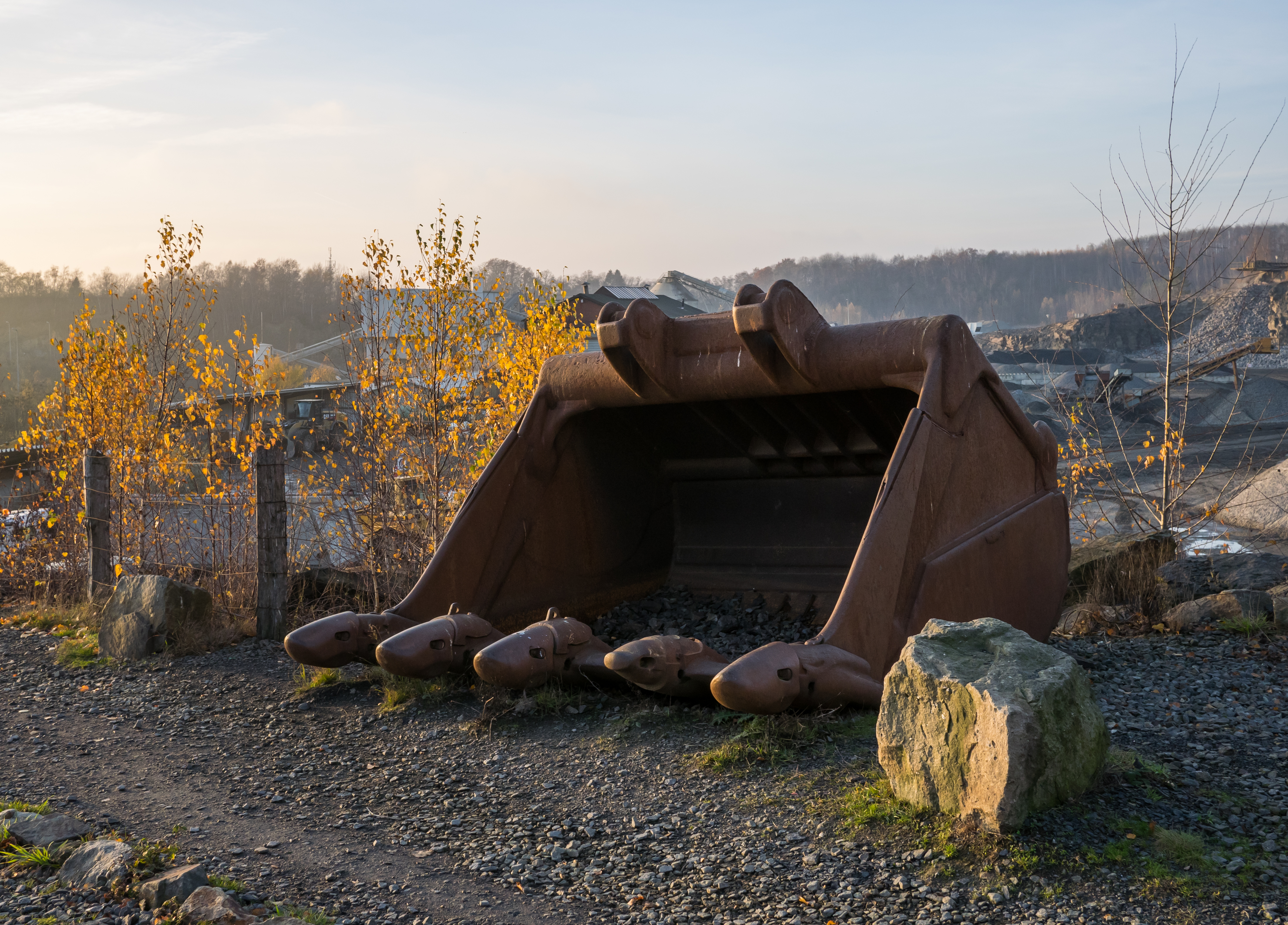 Osnabrück - Piesberg - Feldbahn - Baggerschaufel 01