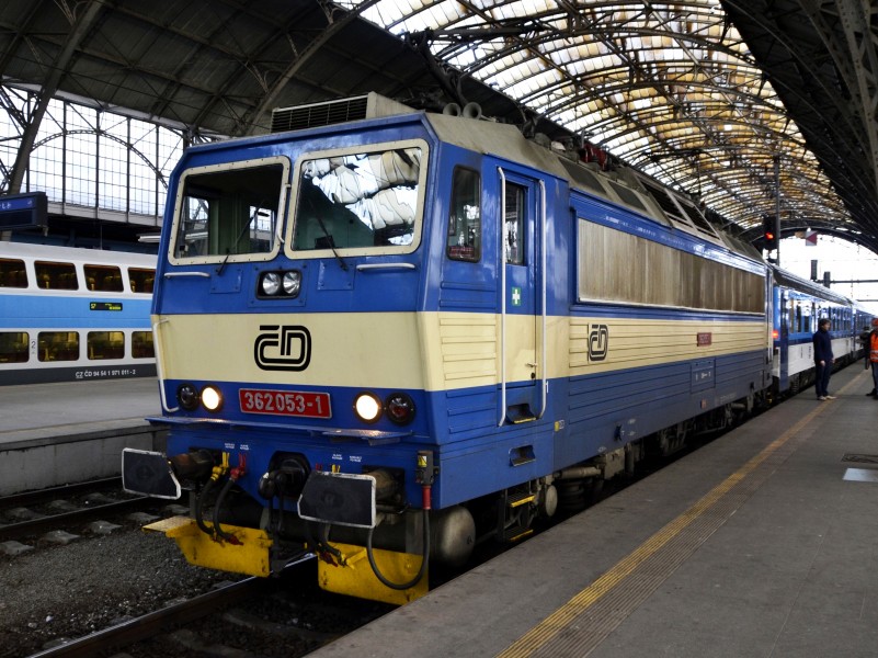 ČD Class 362 in Prague, 2012