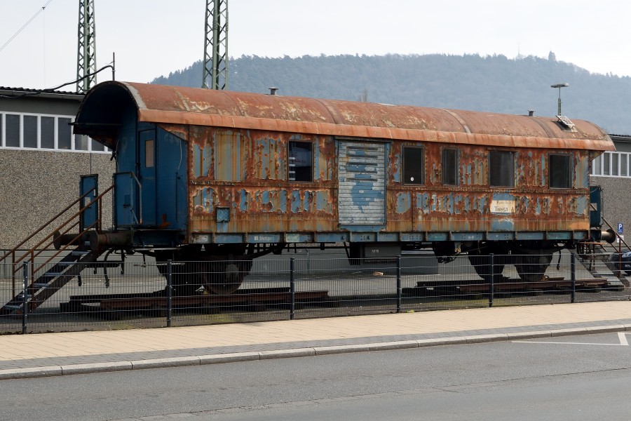 Alter Eisenbahnwagen Marburg