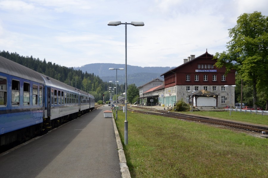 Bayerisch Eisenstein-Železná Ruda-Alžbětín train station