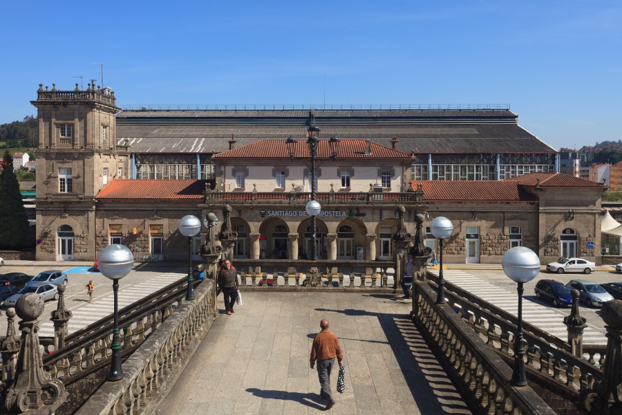 Estación de tren de Santiago de Compostela. Galiza