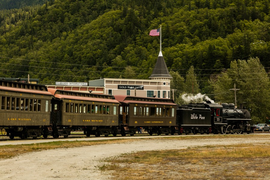 Ferrocarril del Paso Blanco y Ruta de Yukón, Skagway, Alaska, Estados Unidos, 2017-08-18, DD 13