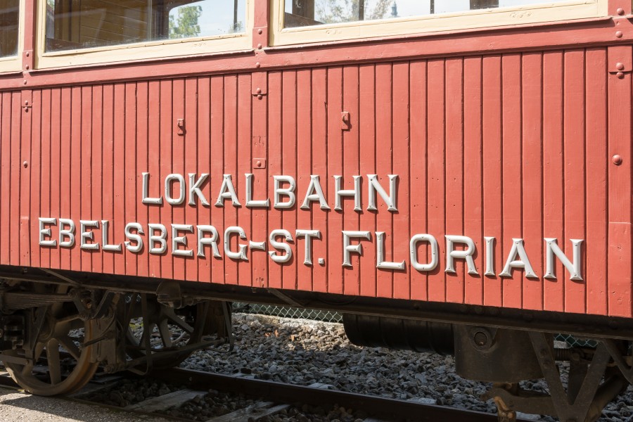 Florianerbahn Beiwagen EP3 Beschriftung