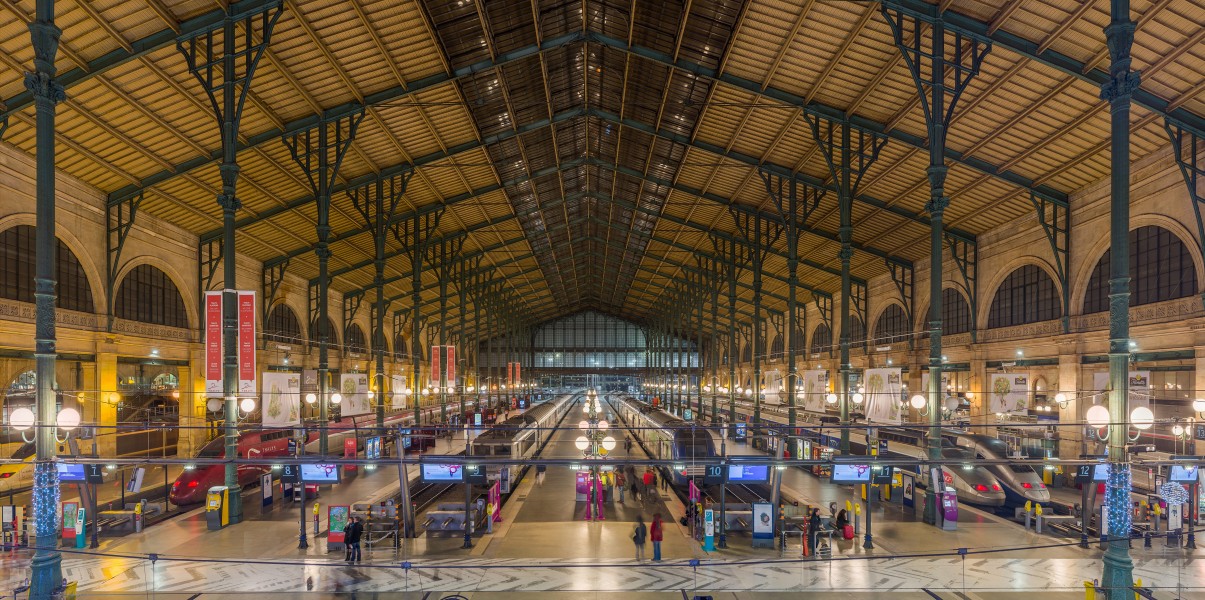 Gare Du Nord Interior, Paris, France - Diliff