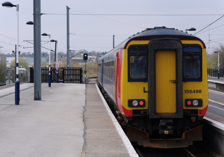 Grantham railway station MMB 57 156498