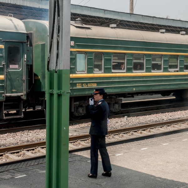 Guangton Yunnan China Station-master-of-railway-station-01