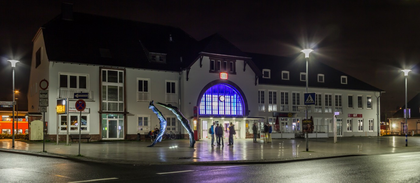 Haltern am See, Empfangsgebäude des Bahnhofs -- 2013 -- 1