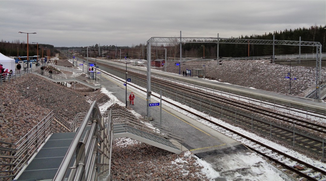 Hennan rautatieasema pohjoiseen 2017-12-10