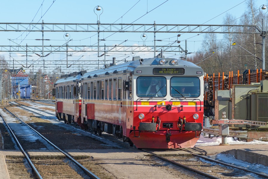 Inlandsbanan Mora station Mars 2013