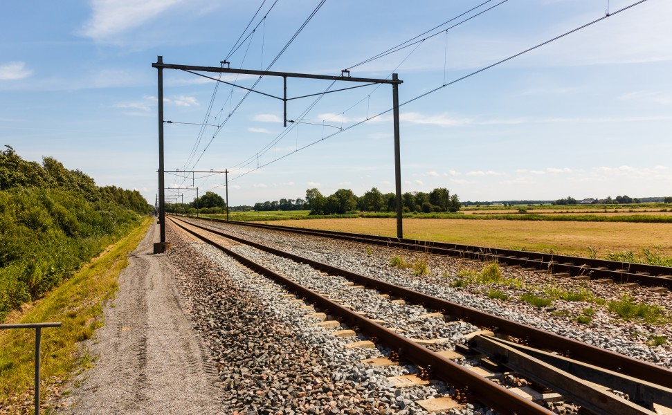 Locatie, Lendevallei. Trektocht door de vallei. (Spoor en spoorbrug) 04