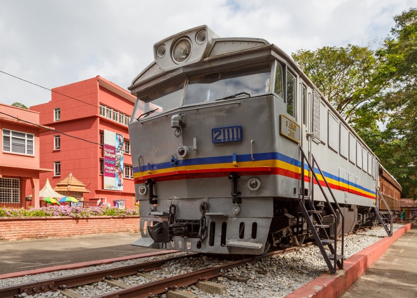 Melaka Malaysia Locomotive-Sungai-Lukut-02