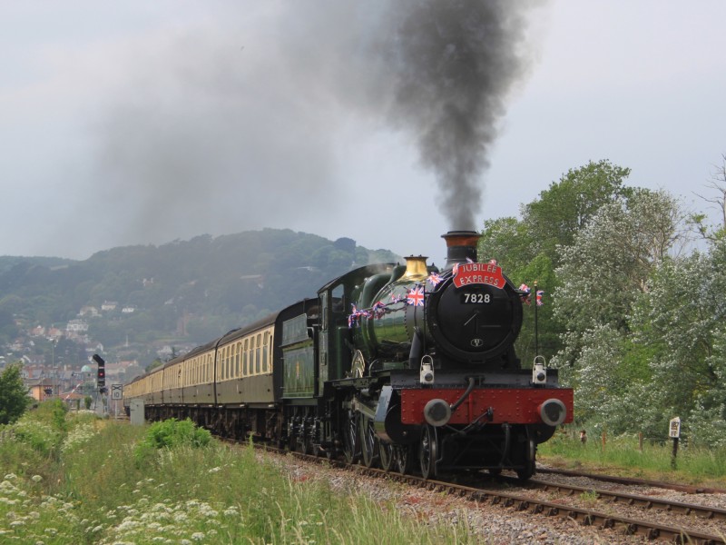 Minehead 7828 Jubilee Express