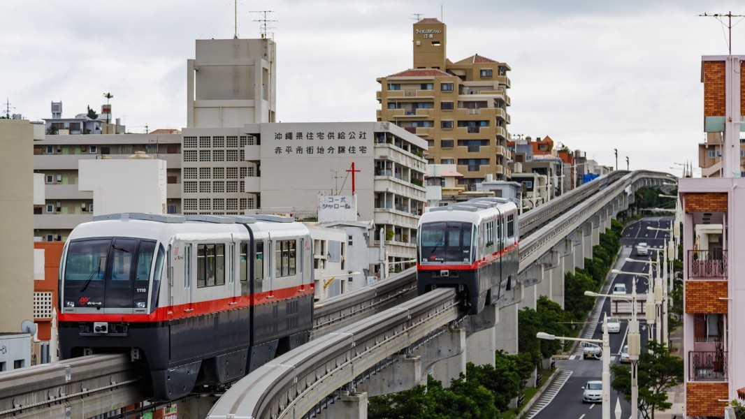 Naha Okinawa Japan Monorail-01
