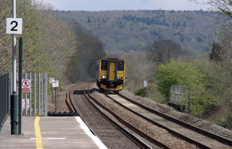 Nailsea and Backwell railway station MMB 90 150263